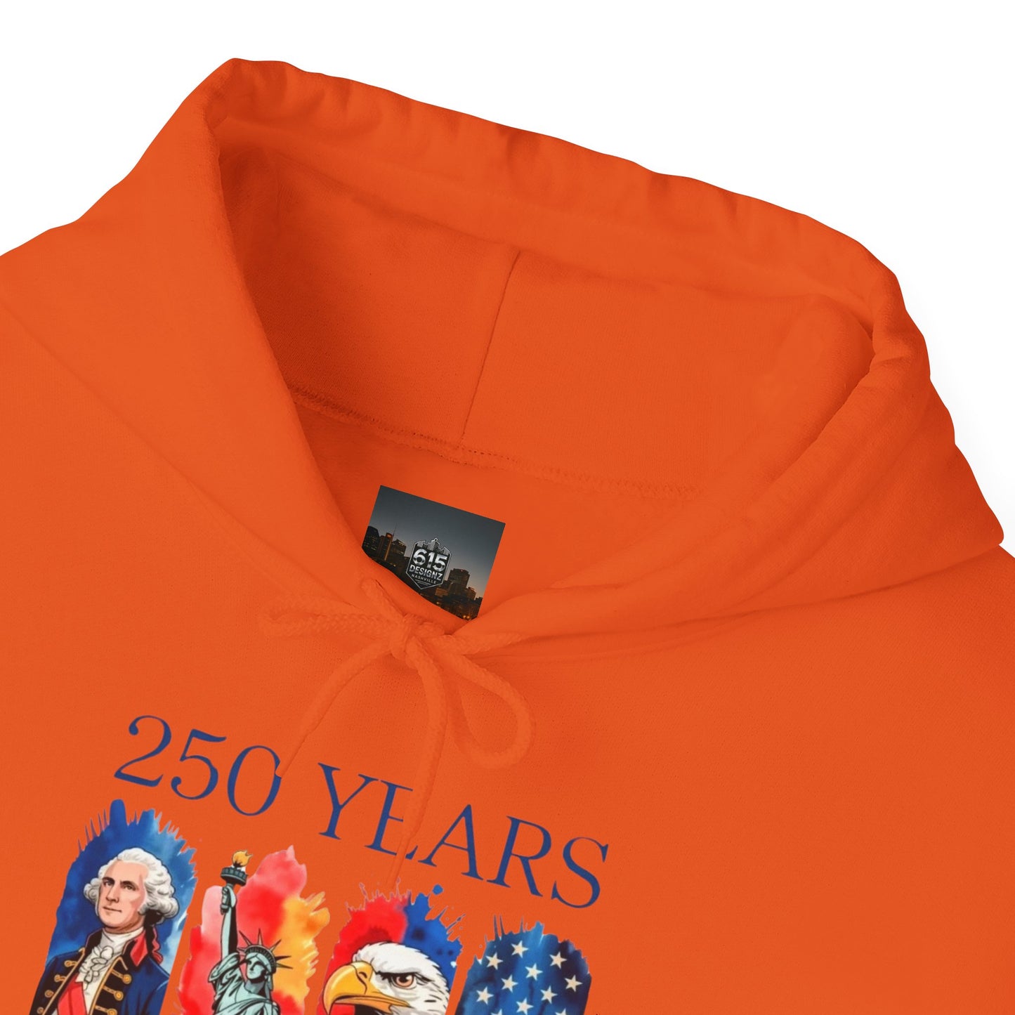 #250 250 Years American History Celebration 1776–2026 Patriotic Hoodie