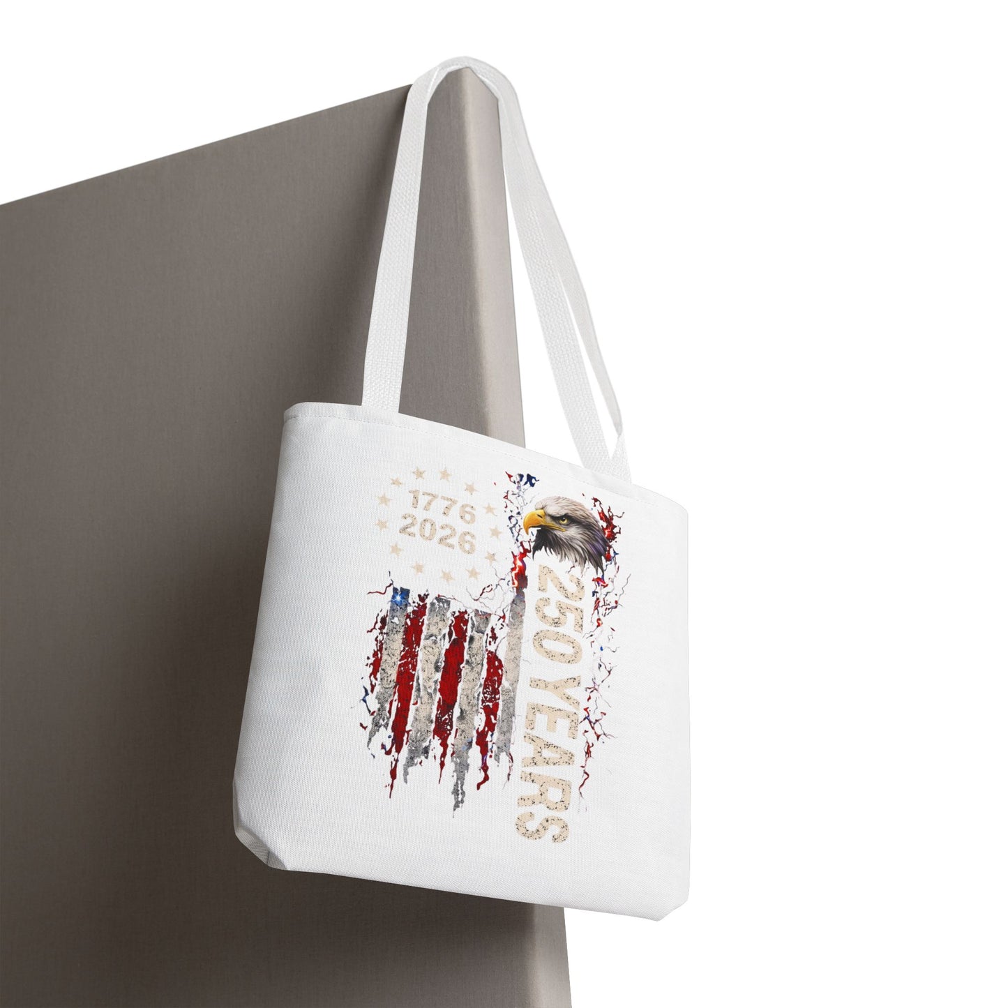 #250 1776-2026 250 Years USA Bicentennial Eagle Tote Bag