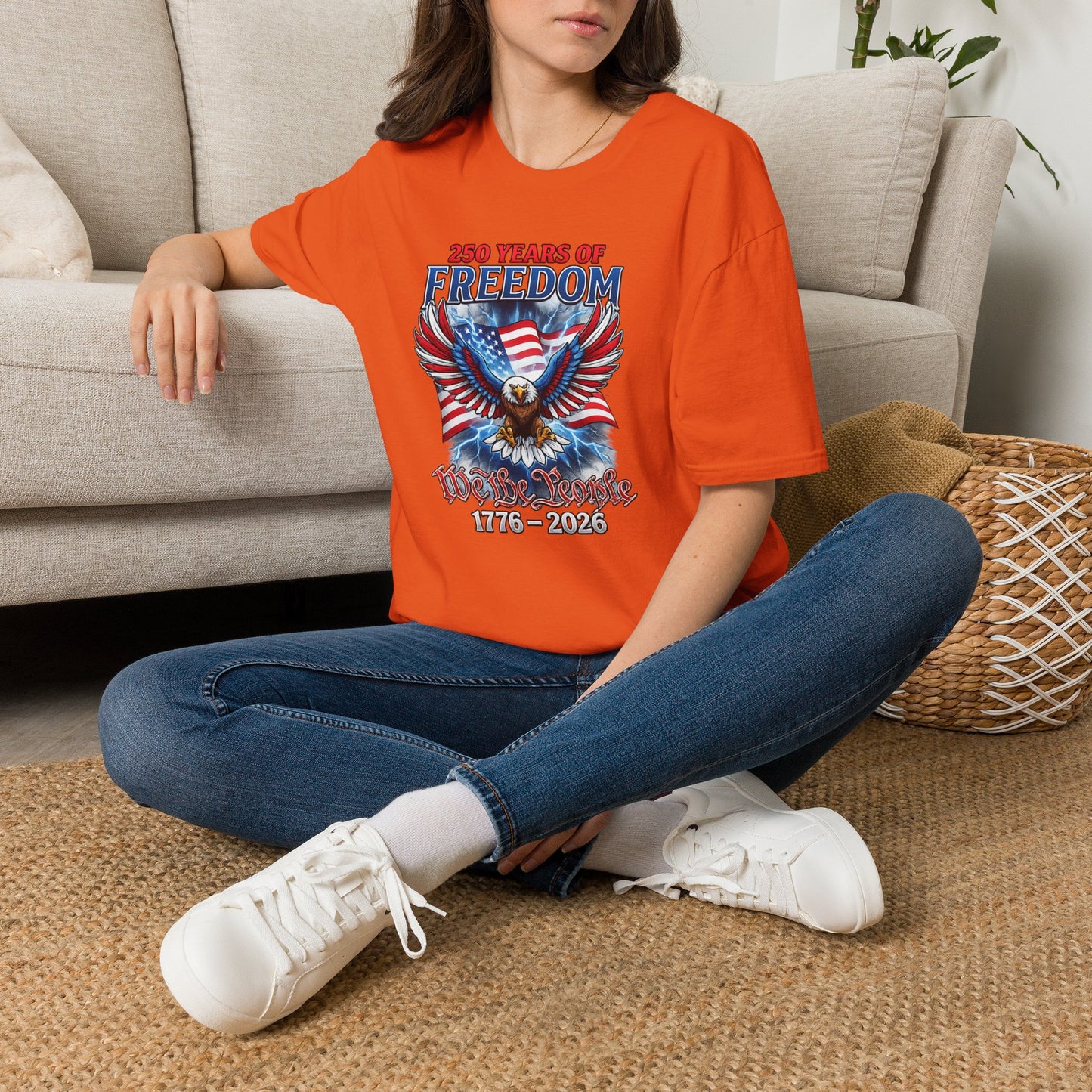 #250 250 Years of Freedom 1776–2026 Eagle T-Shirt
