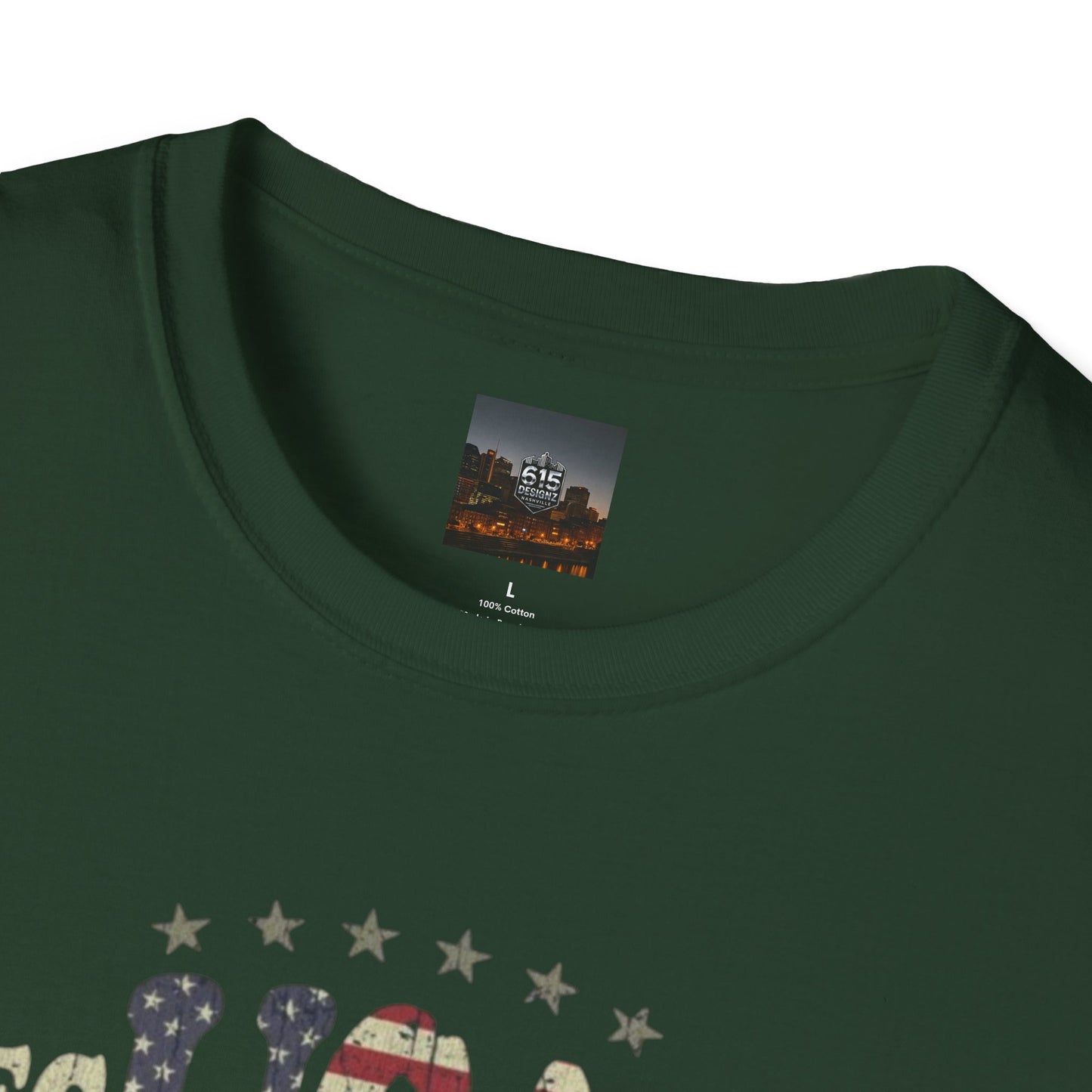 JesUSAves Patriotic T-Shirt — American Flag Christian Faith Tee