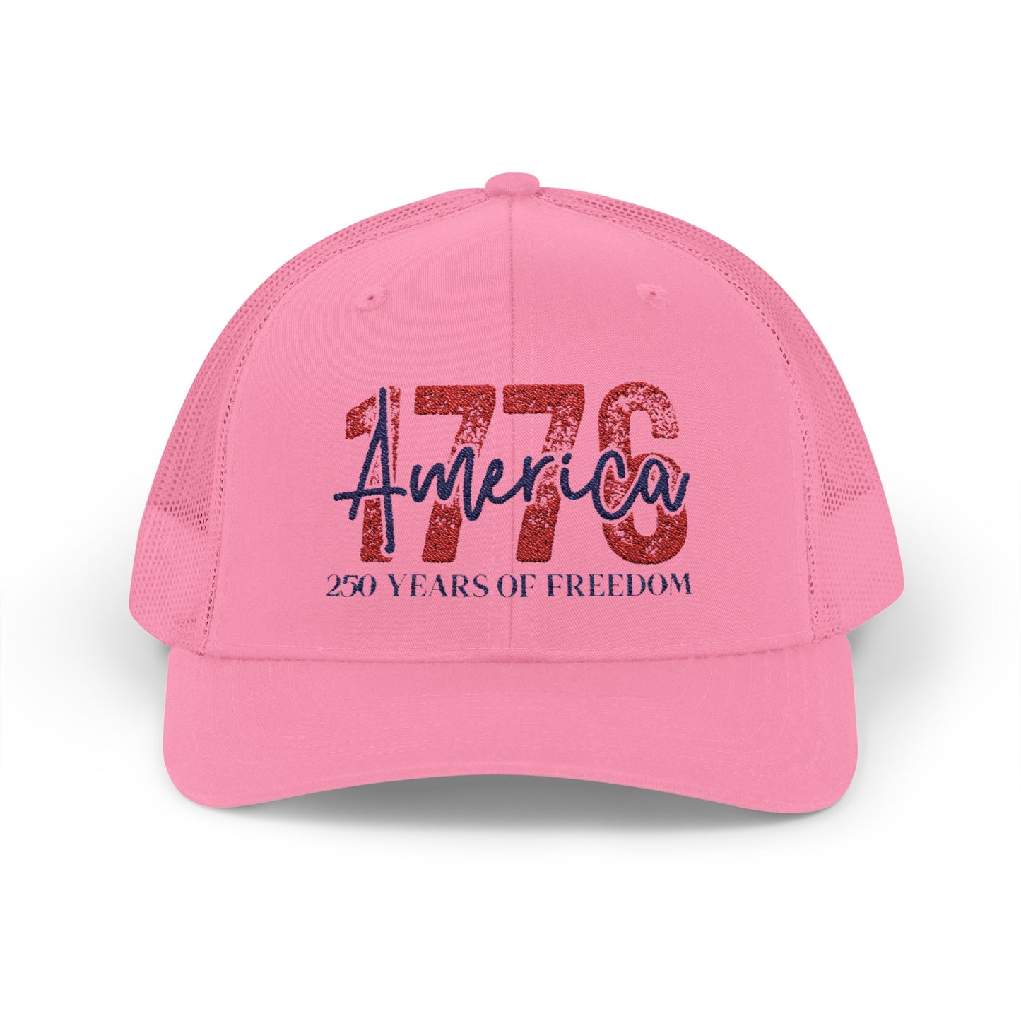 #250 1776 America: 250 Years of Freedom' Patriotic Independence Day Snapback Trucker Cap