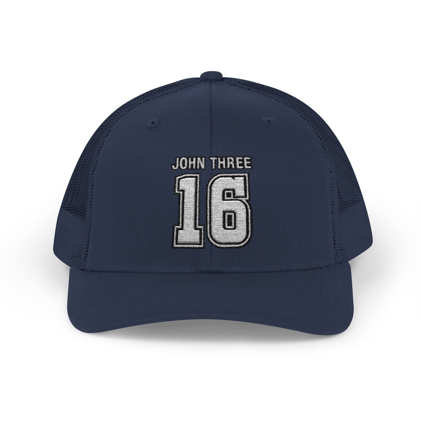 John Three 16 Vintage Varsity Trucker Cap