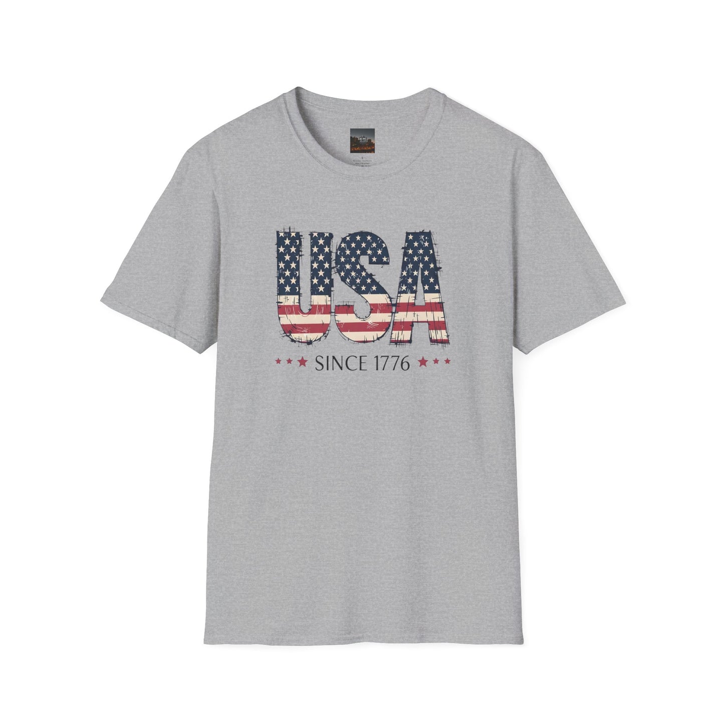 #250 USA Flag "USA Since 1776" Patriotic T-Shirt