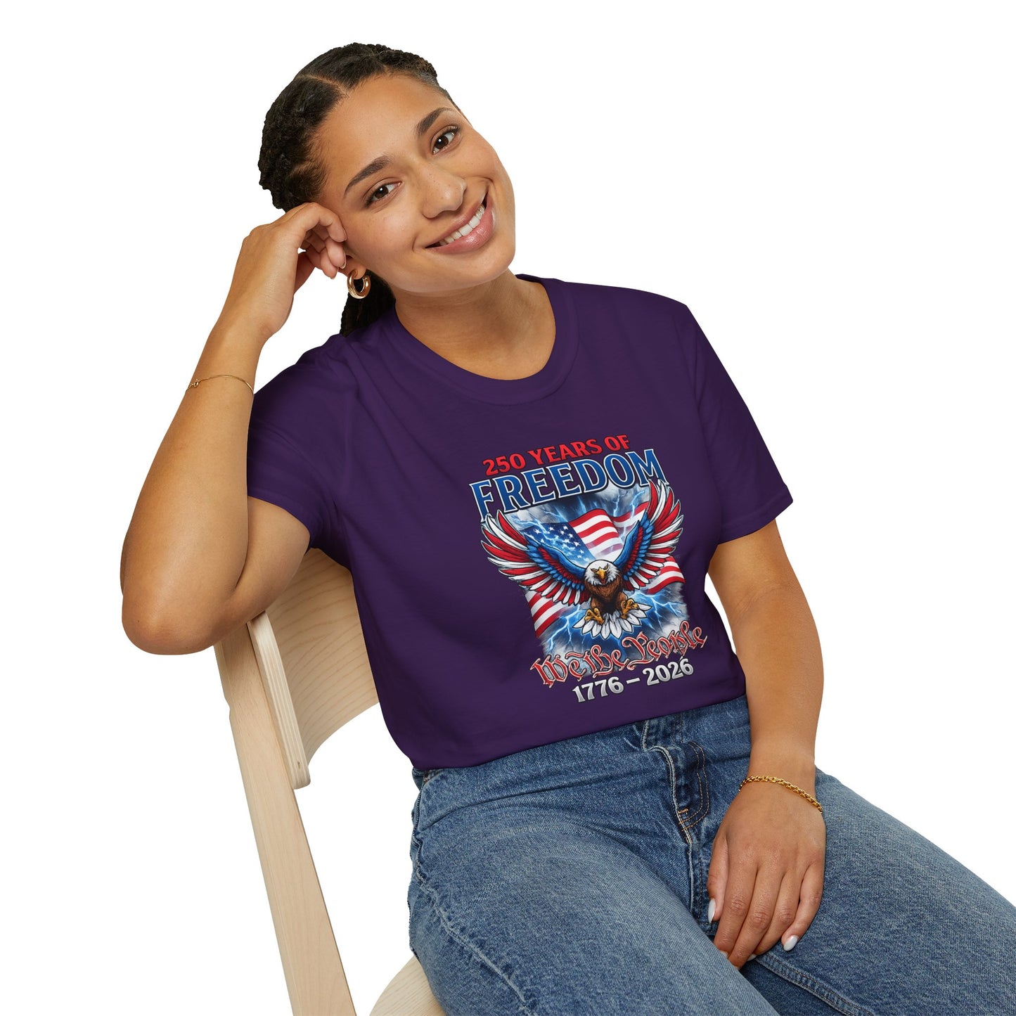 #250 250 Years of Freedom 1776–2026 Eagle T-Shirt