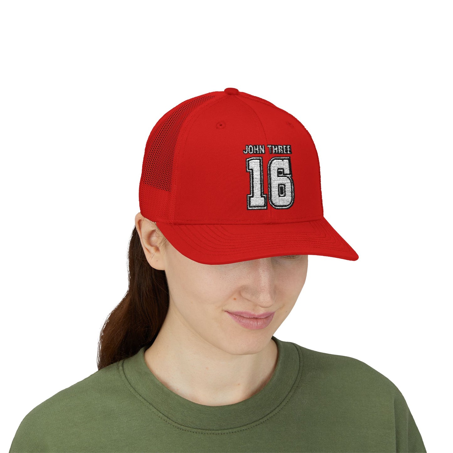 John Three 16 Vintage Varsity Trucker Cap