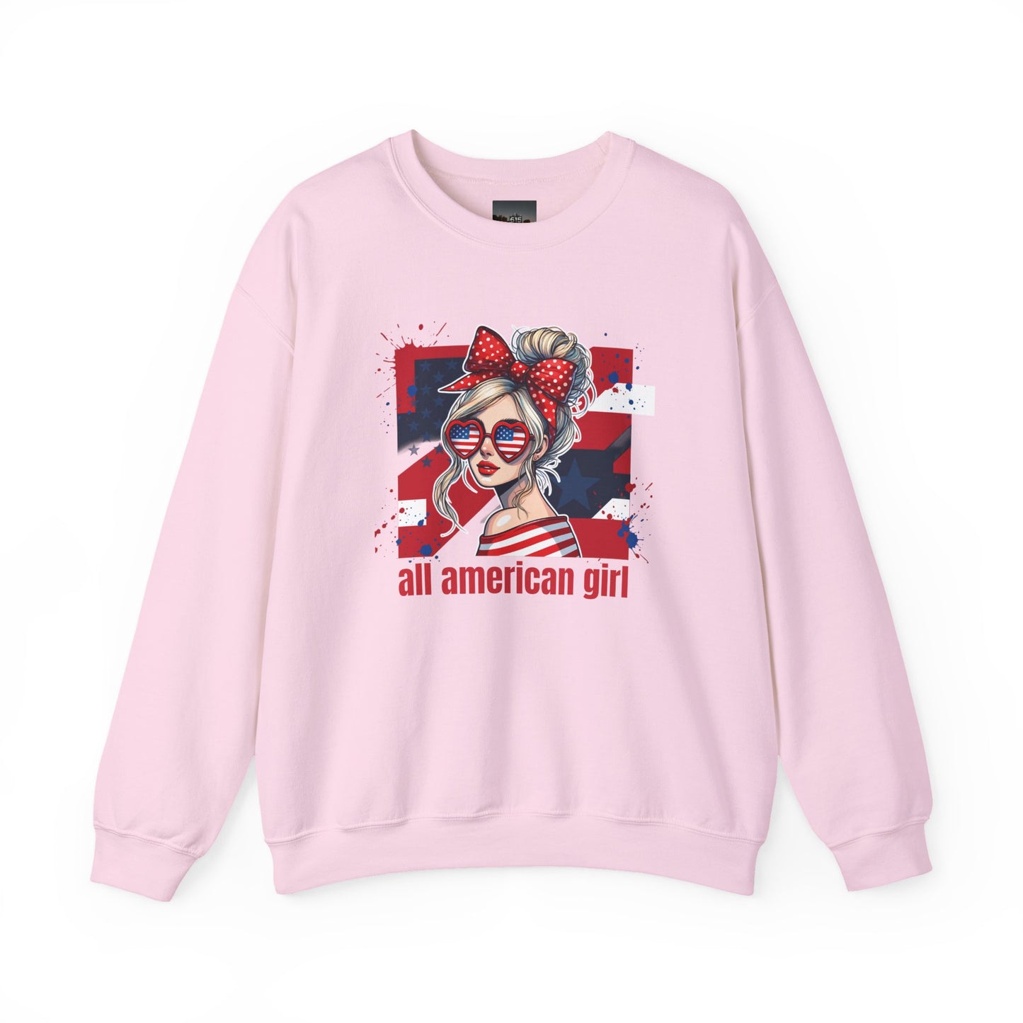 #250 All American Girl Patriotic Sweatshirt