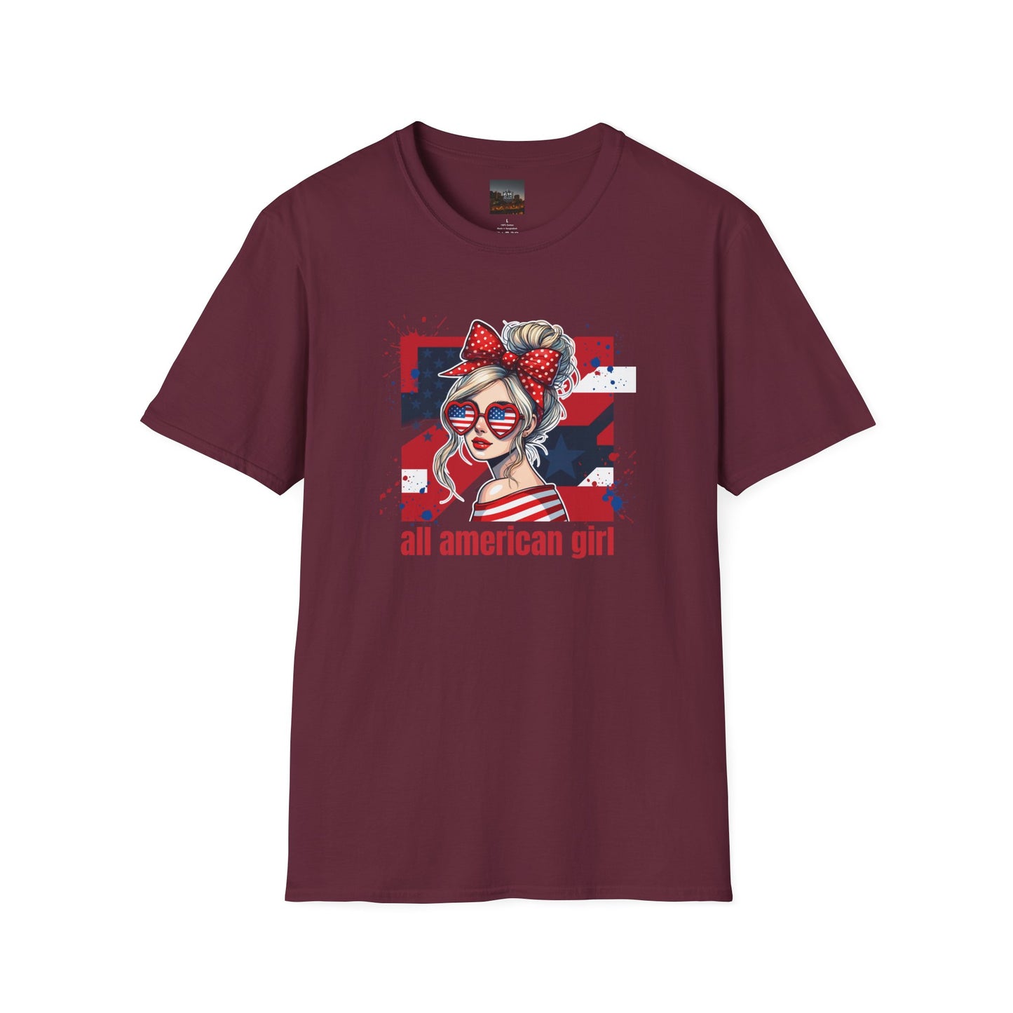 #250 All American Girl Patriotic T-Shirt