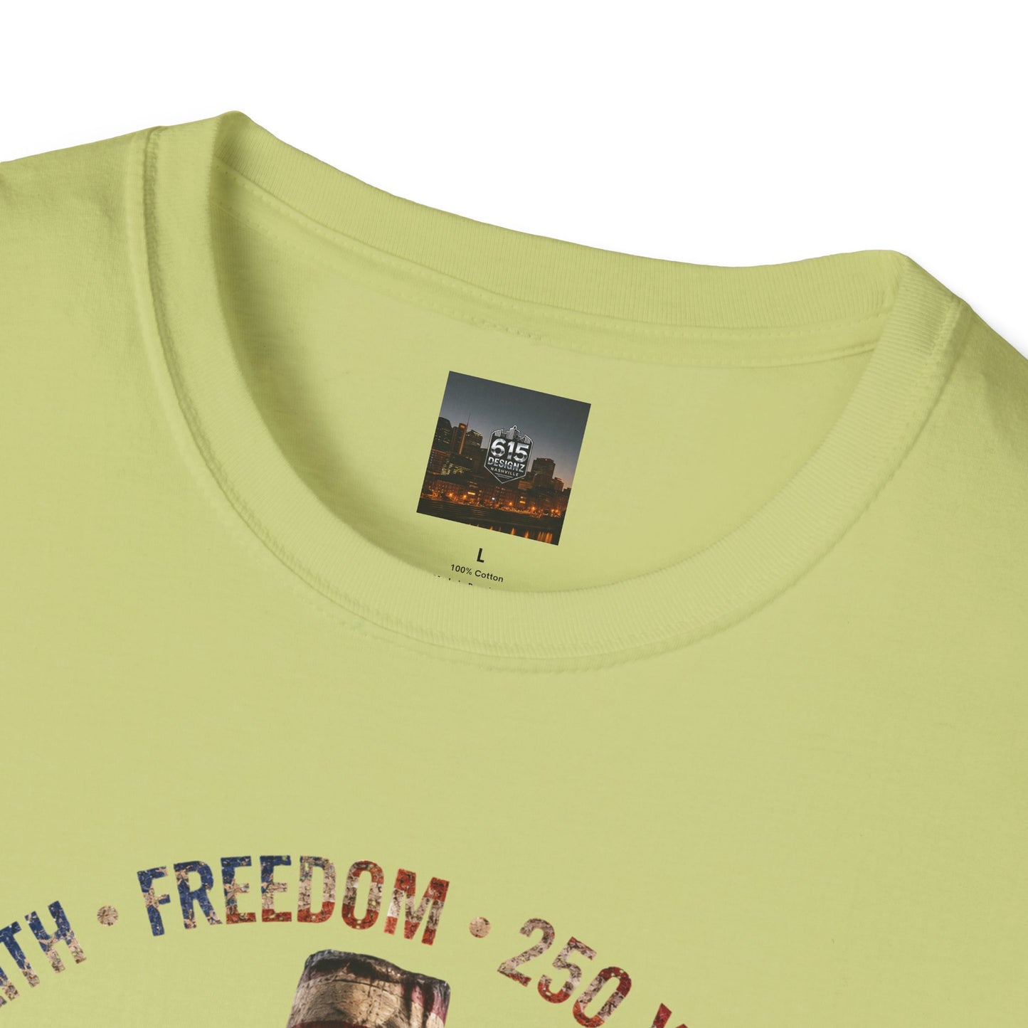 #250 Faith • Freedom 250 Years American Flag Cross & Eagle 1776-2026 T-Shirt