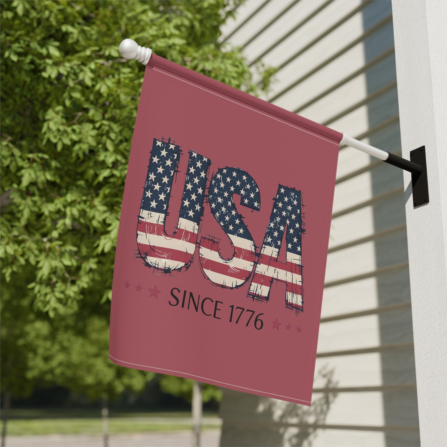 #250 USA Flag "USA Since 1776" Patriotic Garden Flag — House Banner
