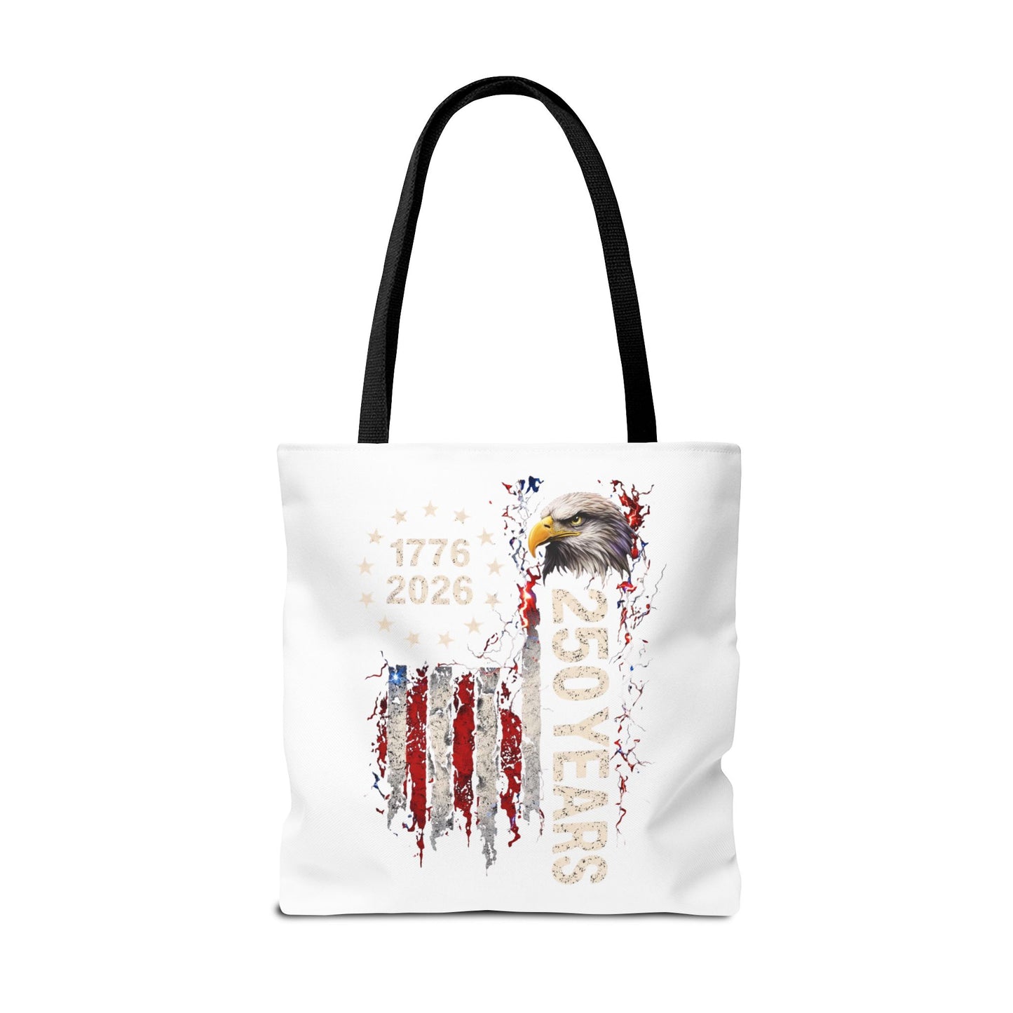 #250 1776-2026 250 Years USA Bicentennial Eagle Tote Bag