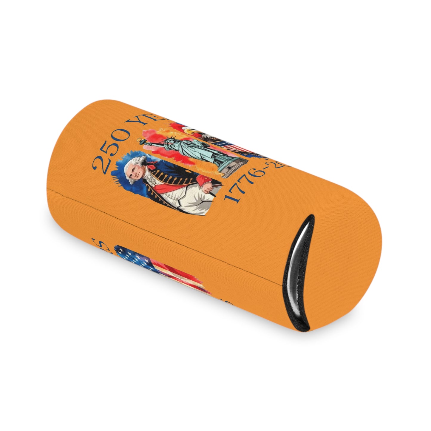 #250 250 Years American History Celebration 1776–2026 Patriotic Can Cooler - Beverage Koozie