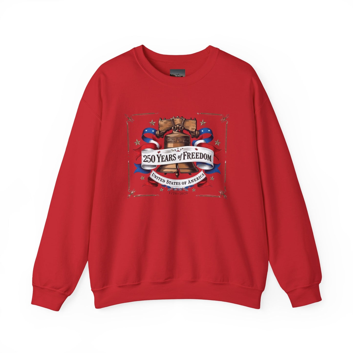 #250 250 Years of Freedom Liberty Bell Crewneck Sweatshirt