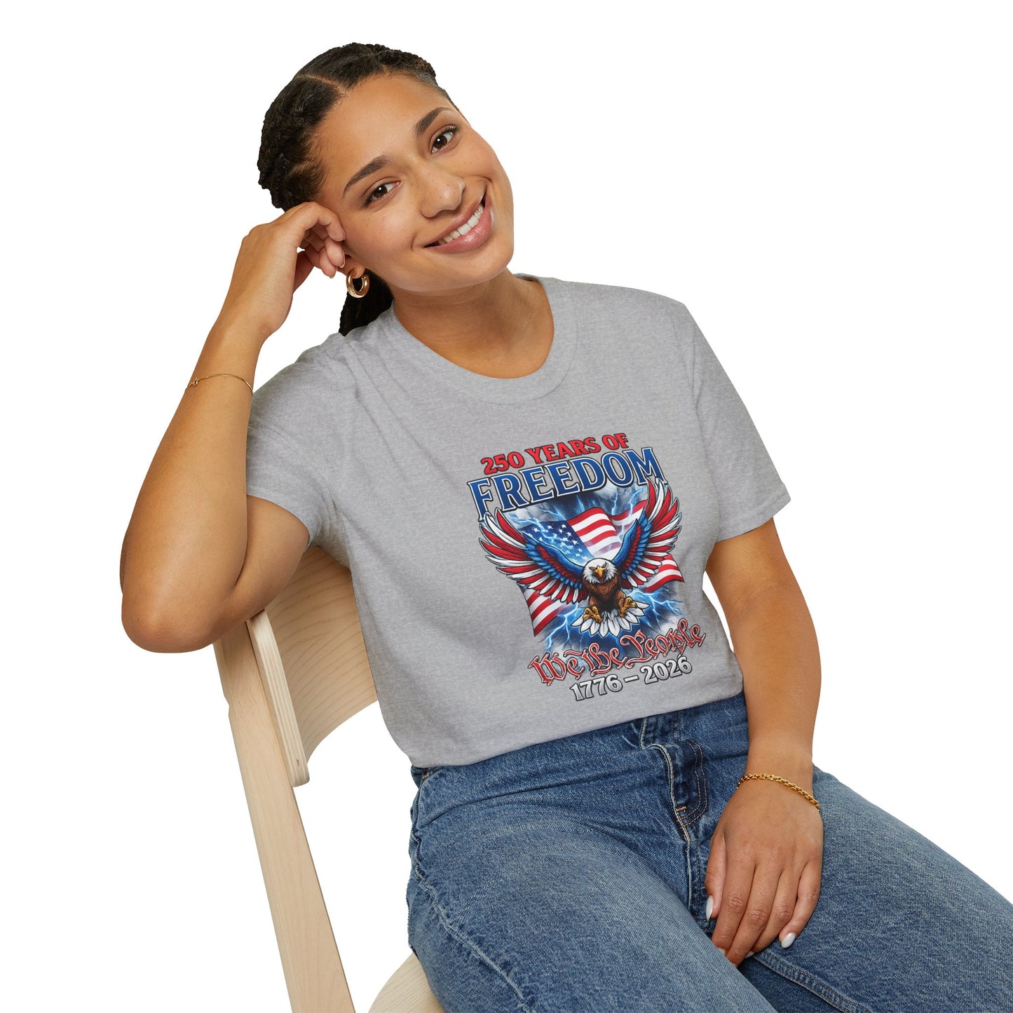 #250 250 Years of Freedom 1776–2026 Eagle T-Shirt