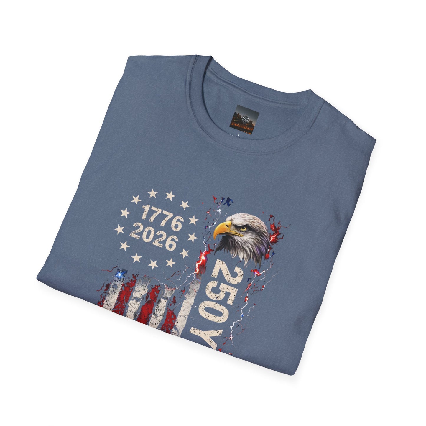 #250 1776-2026 250 Years USA Bicentennial Eagle T-Shirt