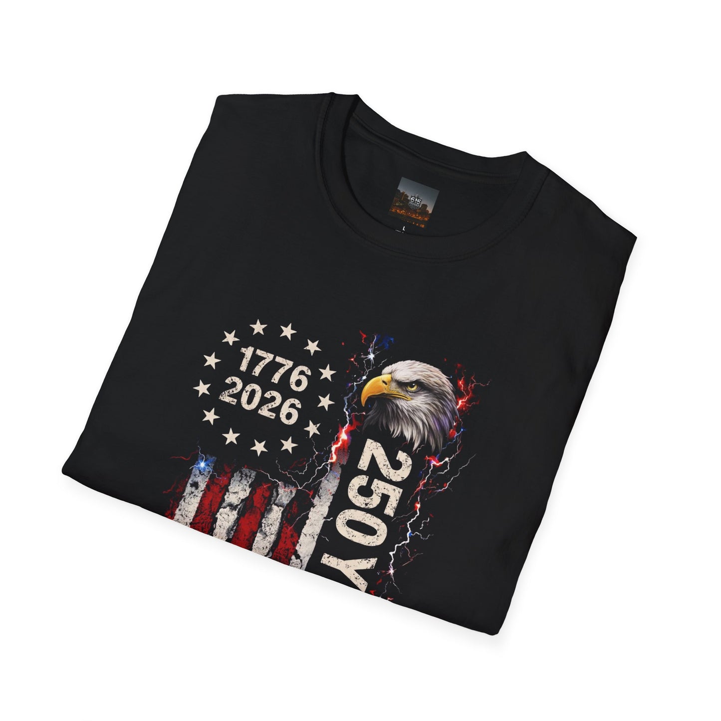 #250 1776-2026 250 Years USA Bicentennial Eagle T-Shirt