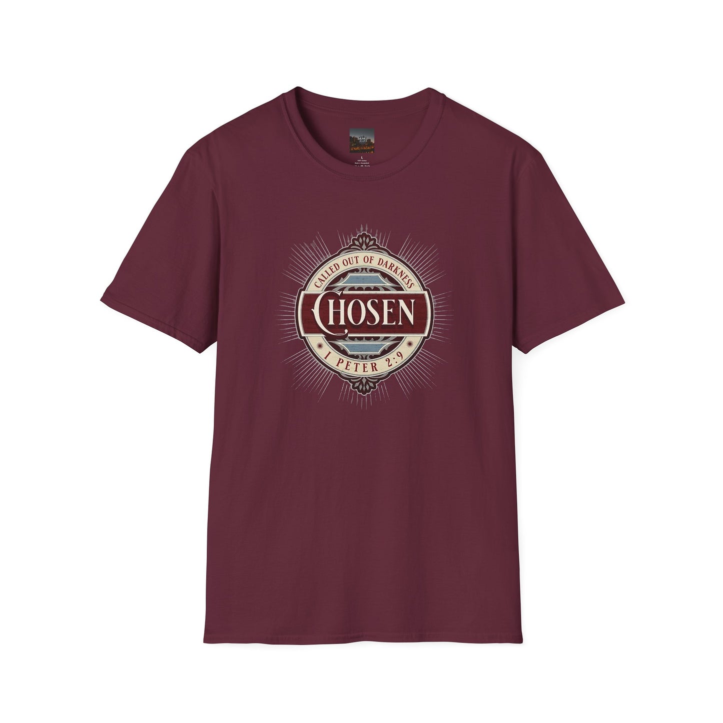 Chosen Graphic T-Shirt — "Called Out of Darkness" Faith Tee