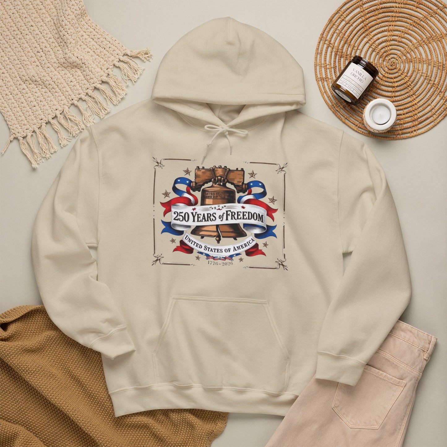 #250 250 Years of Freedom Liberty Bell Hoodie