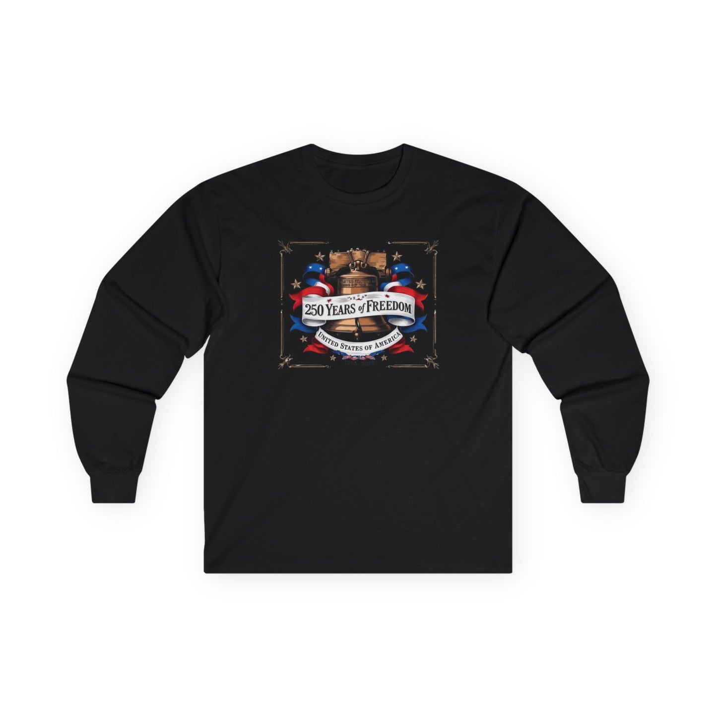 #250 250 Years of Freedom Liberty Bell Long Sleeve Tee