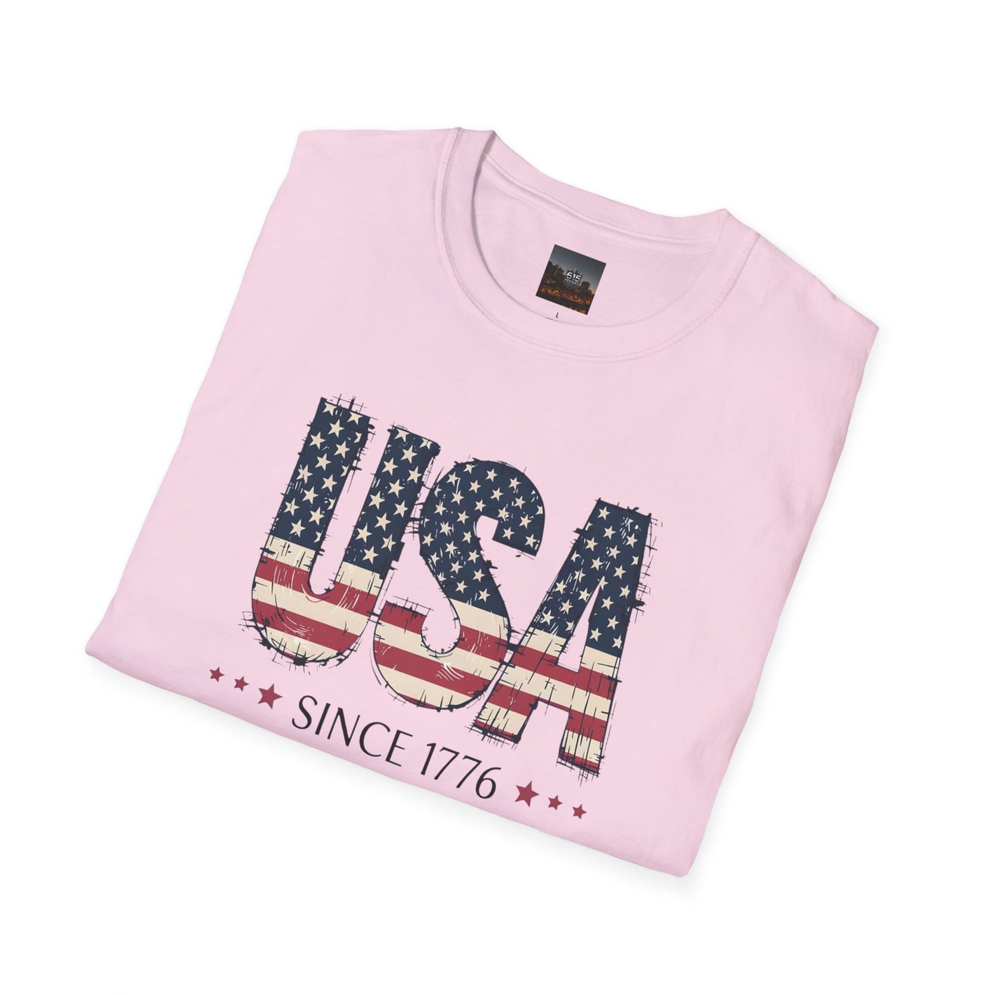 #250 USA Flag "USA Since 1776" Patriotic T-Shirt