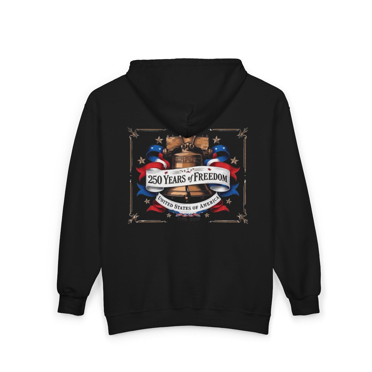 #250 250 Years of Freedom Liberty Bell Zip Hoodie
