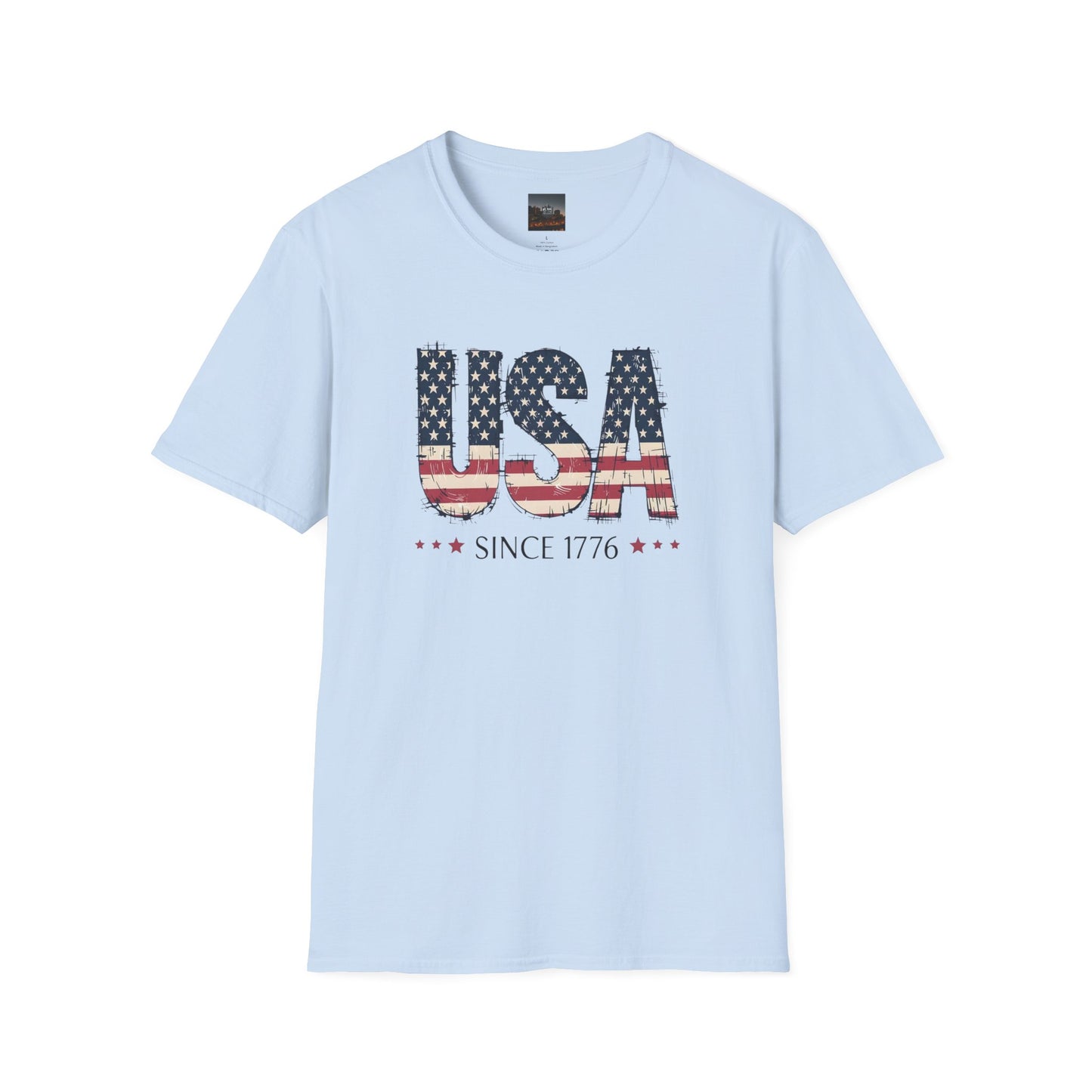 #250 USA Flag "USA Since 1776" Patriotic T-Shirt