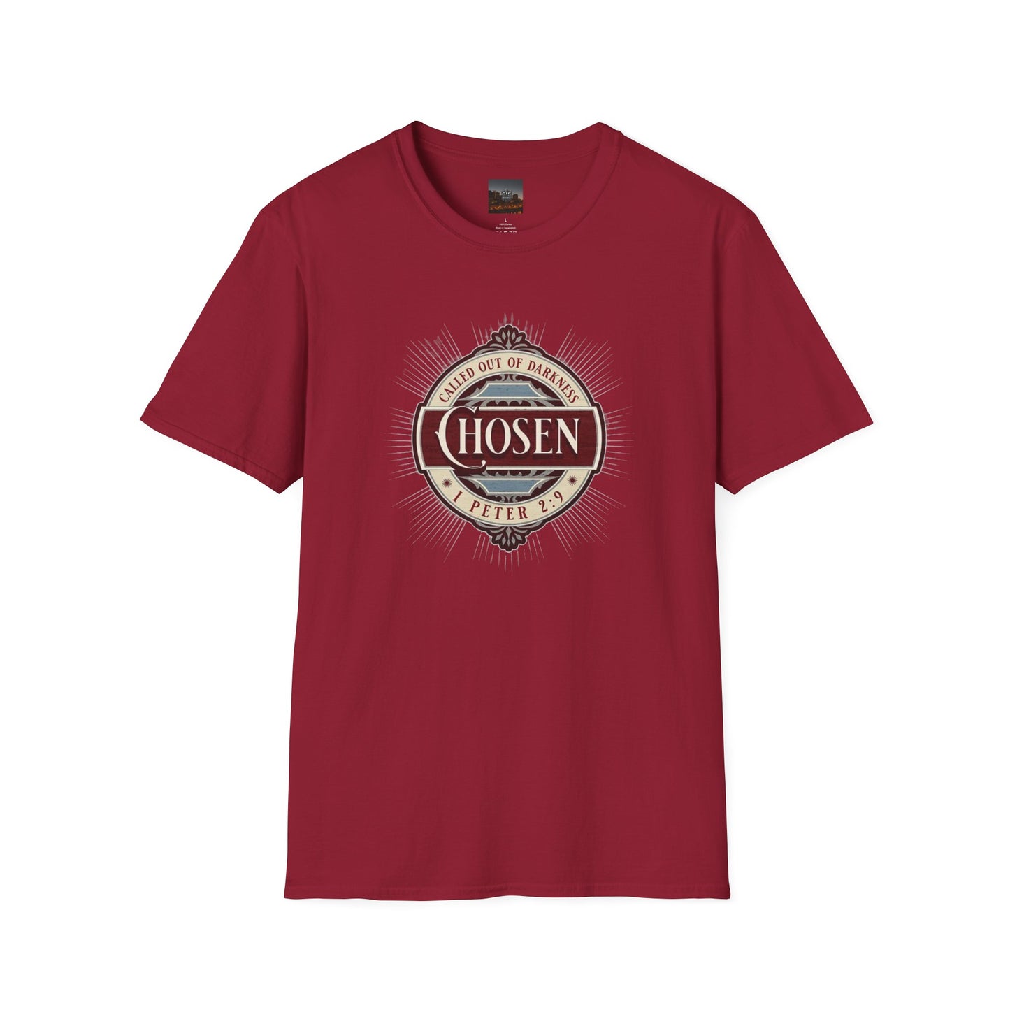 Chosen Graphic T-Shirt — "Called Out of Darkness" Faith Tee