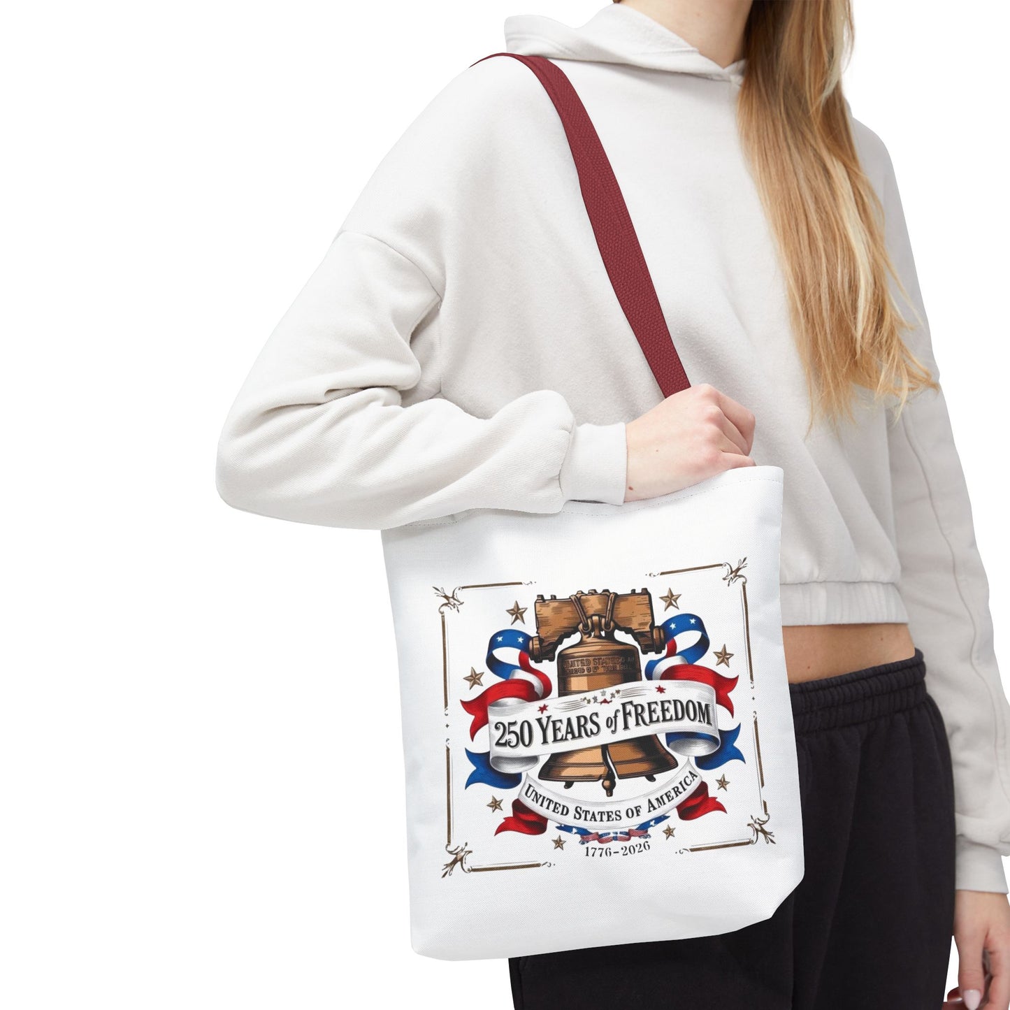 #250 250 Years of Freedom Liberty Bell Tote Bag