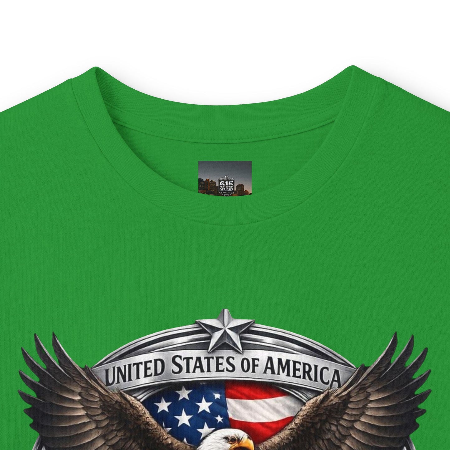 #250 Patriotic Bald Eagle 250 United States Emblem Long Sleeve Tee