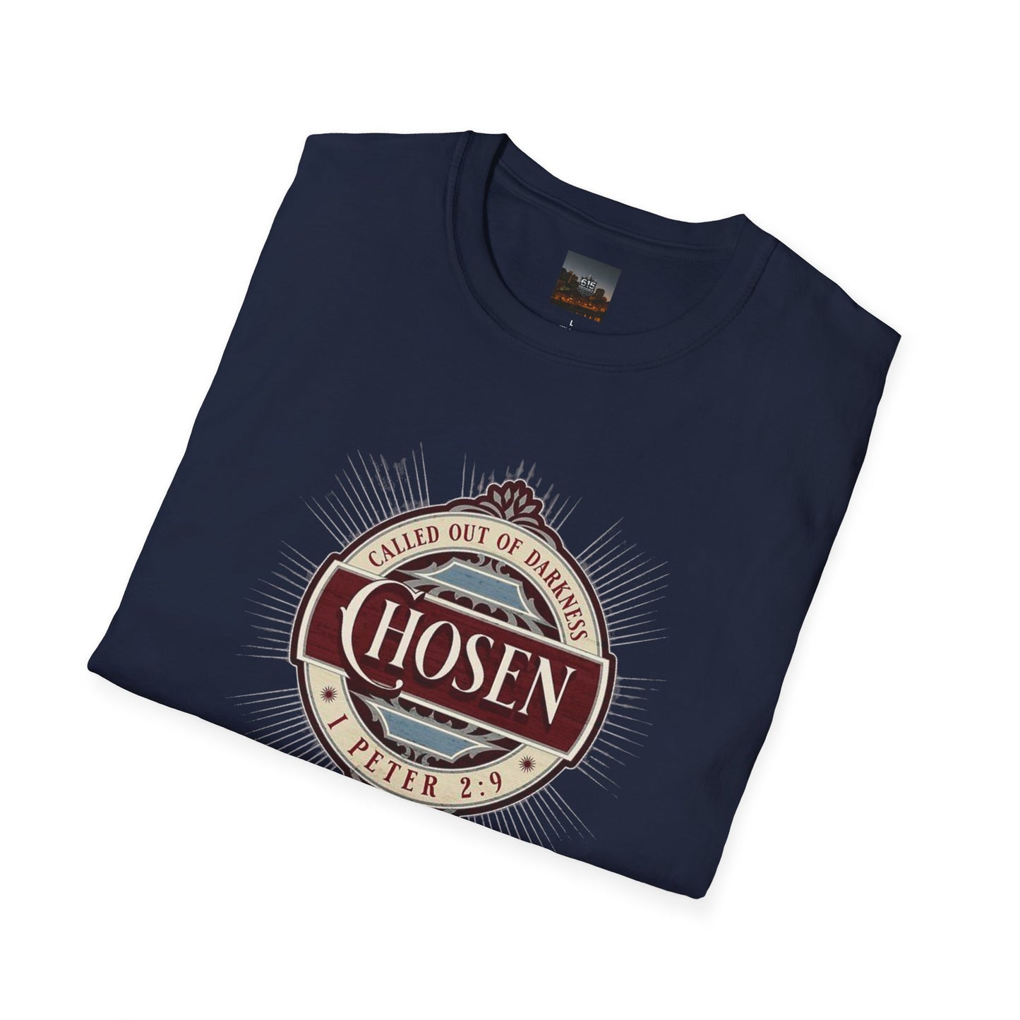 Chosen Graphic T-Shirt — "Called Out of Darkness" Faith Tee