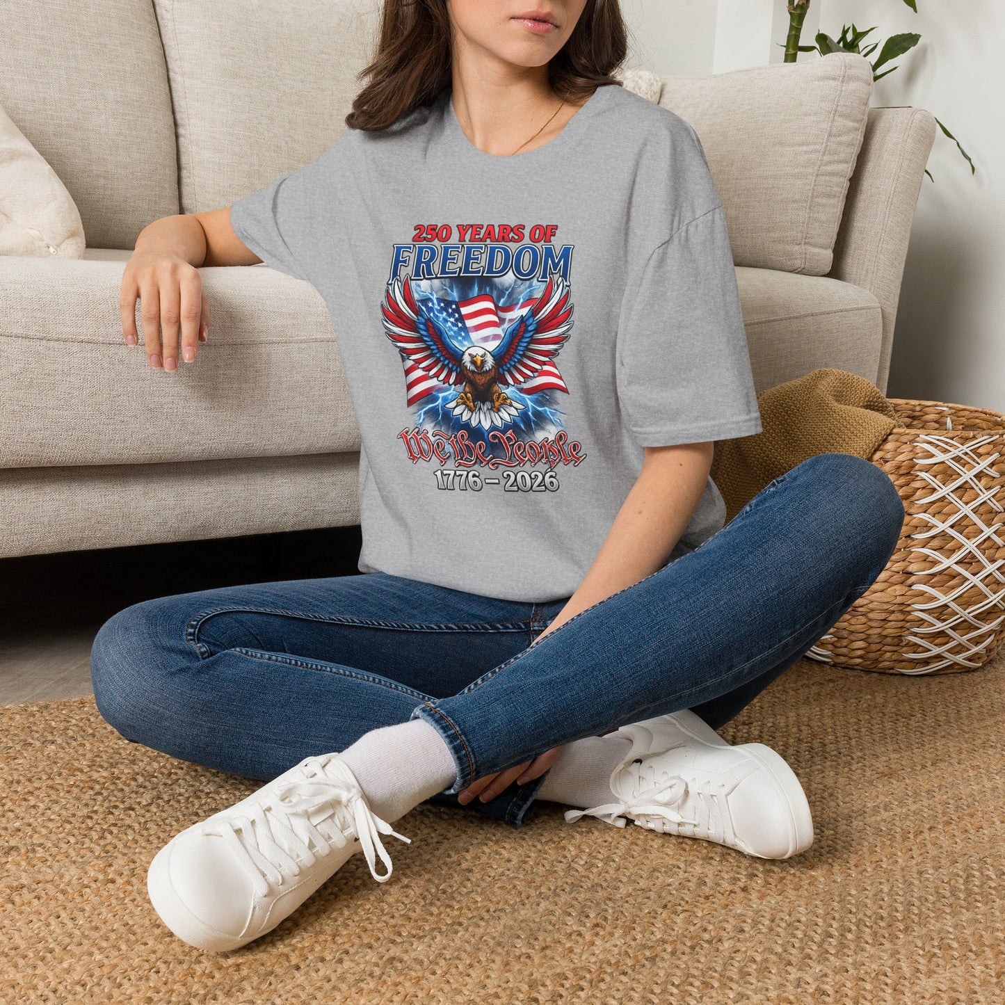 #250 250 Years of Freedom 1776–2026 Eagle T-Shirt