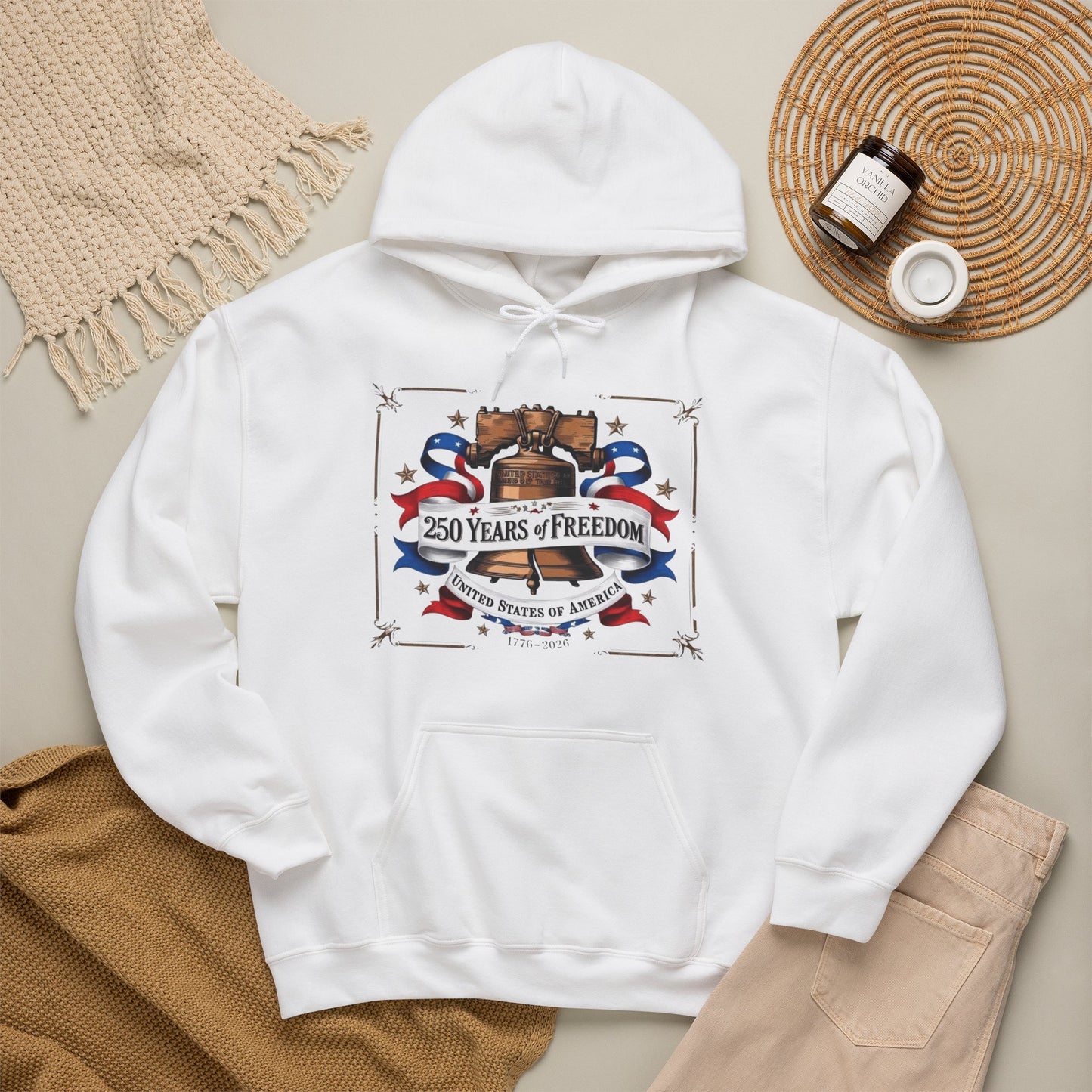 #250 250 Years of Freedom Liberty Bell Hoodie