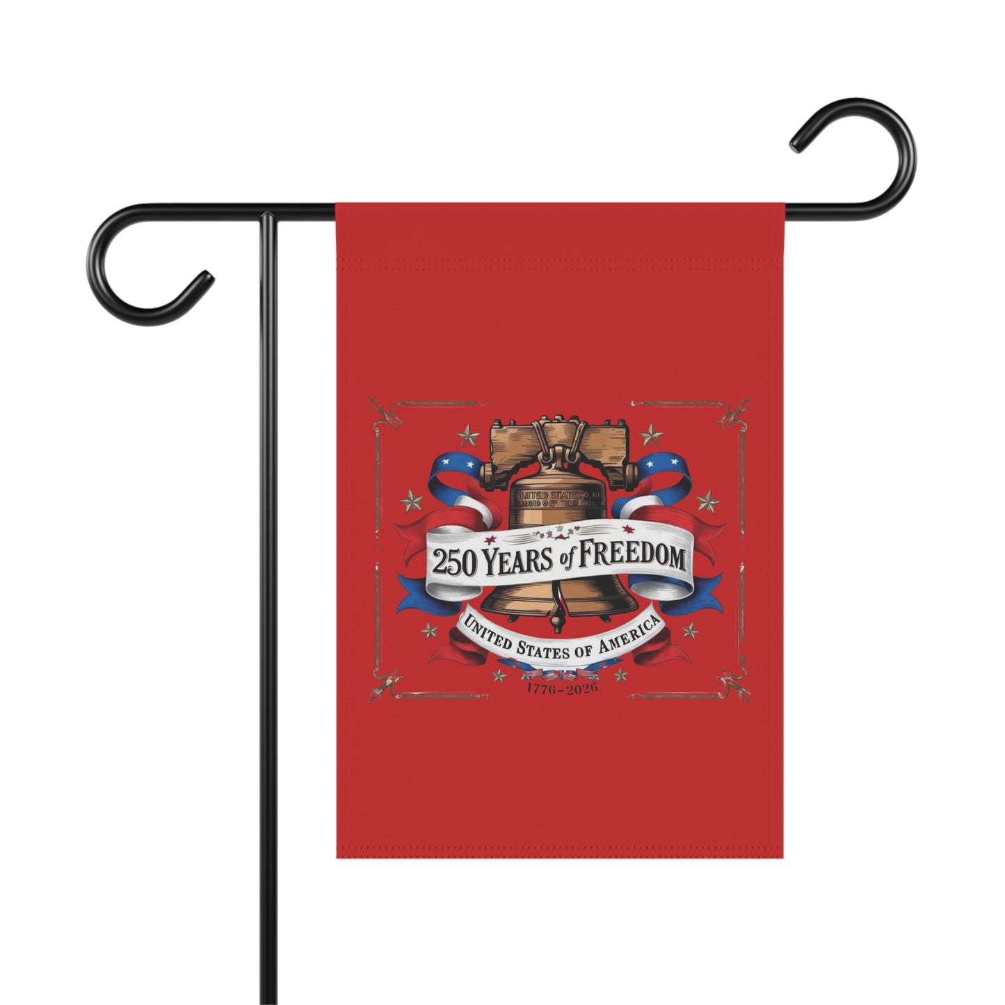 #250 250 Years of Freedom Liberty Bell Garden Flag — House Banner