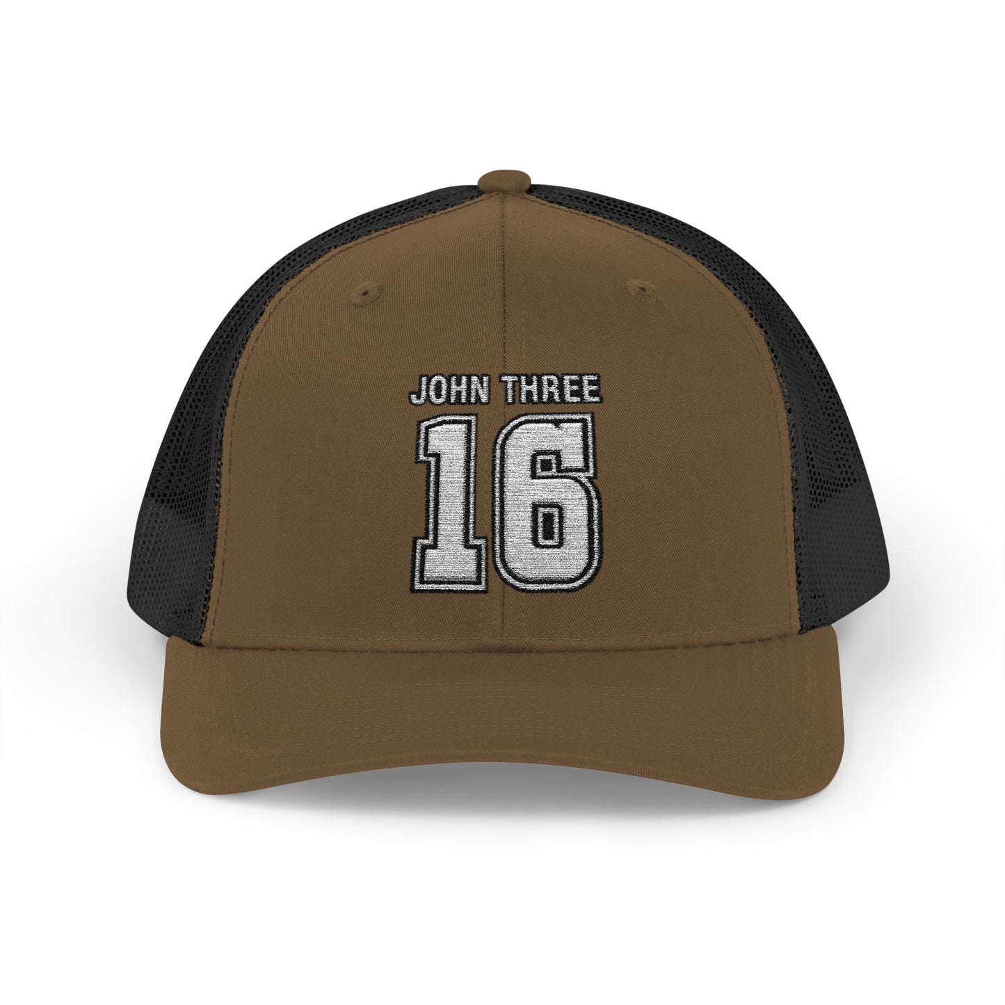 John Three 16 Vintage Varsity Trucker Cap