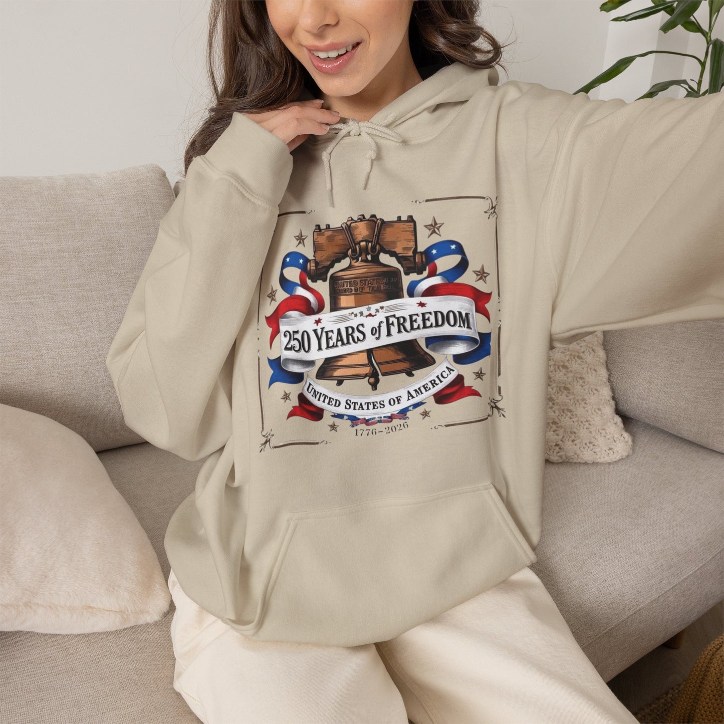#250 250 Years of Freedom Liberty Bell Hoodie