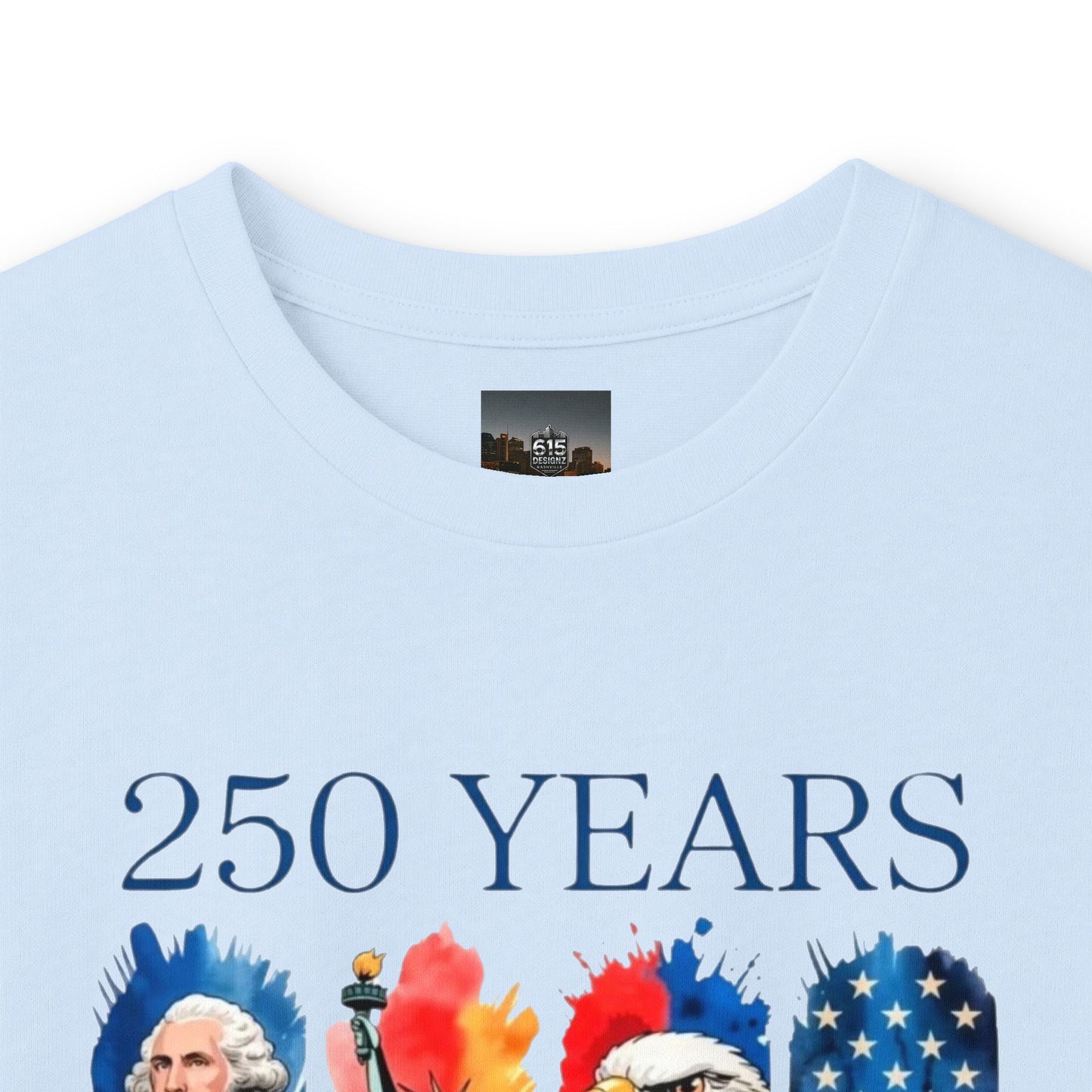 #250 250 Years American History Celebration 1776–2026 Patriotic Long Sleeve Tee