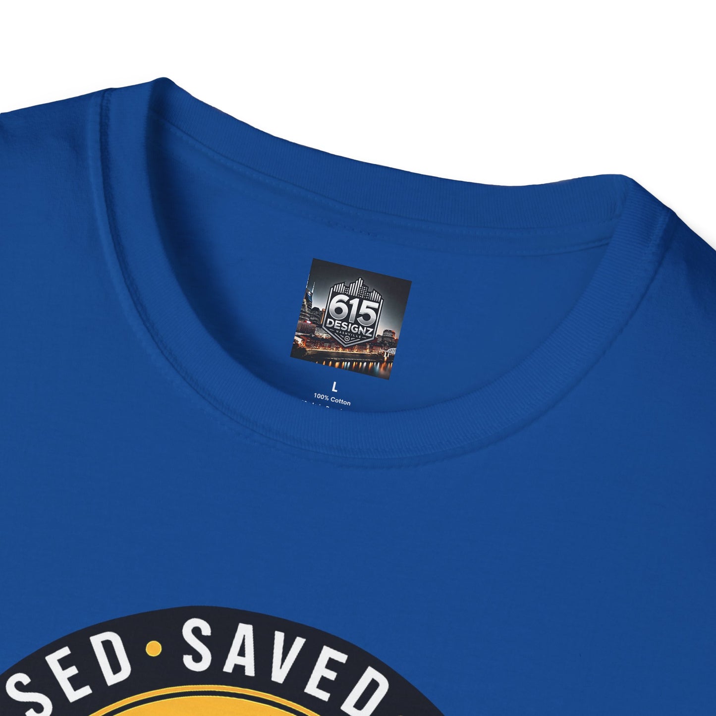 Blessed • Saved • Loved by Jesus T-Shirt — Christian Faith Tee