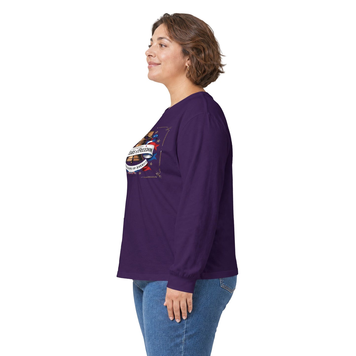 #250 250 Years of Freedom Liberty Bell Long Sleeve Tee