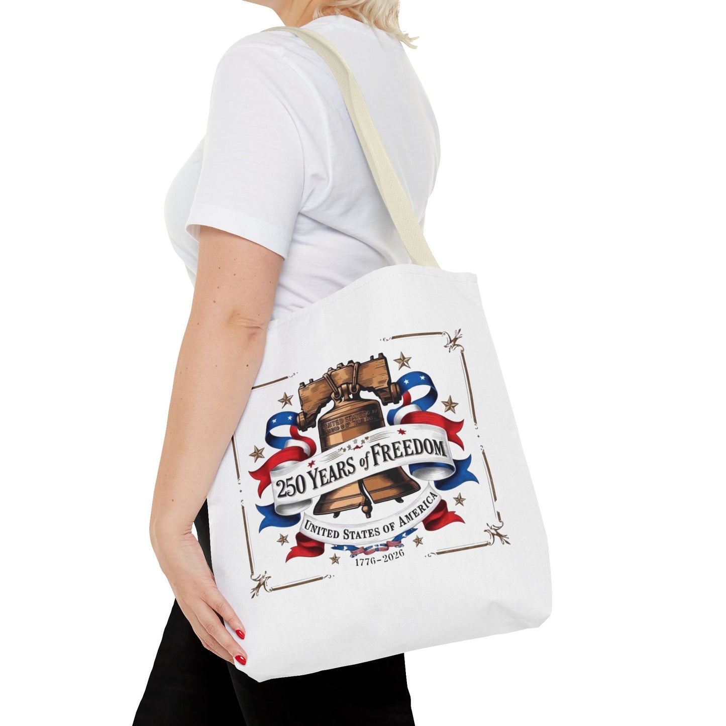 #250 250 Years of Freedom Liberty Bell Tote Bag
