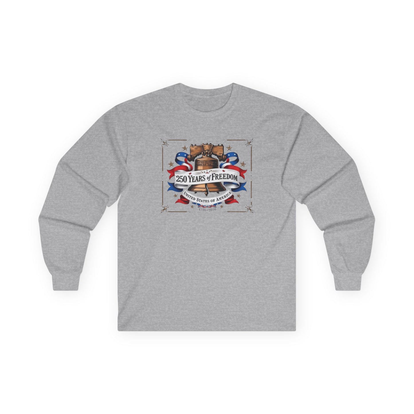 #250 250 Years of Freedom Liberty Bell Long Sleeve Tee