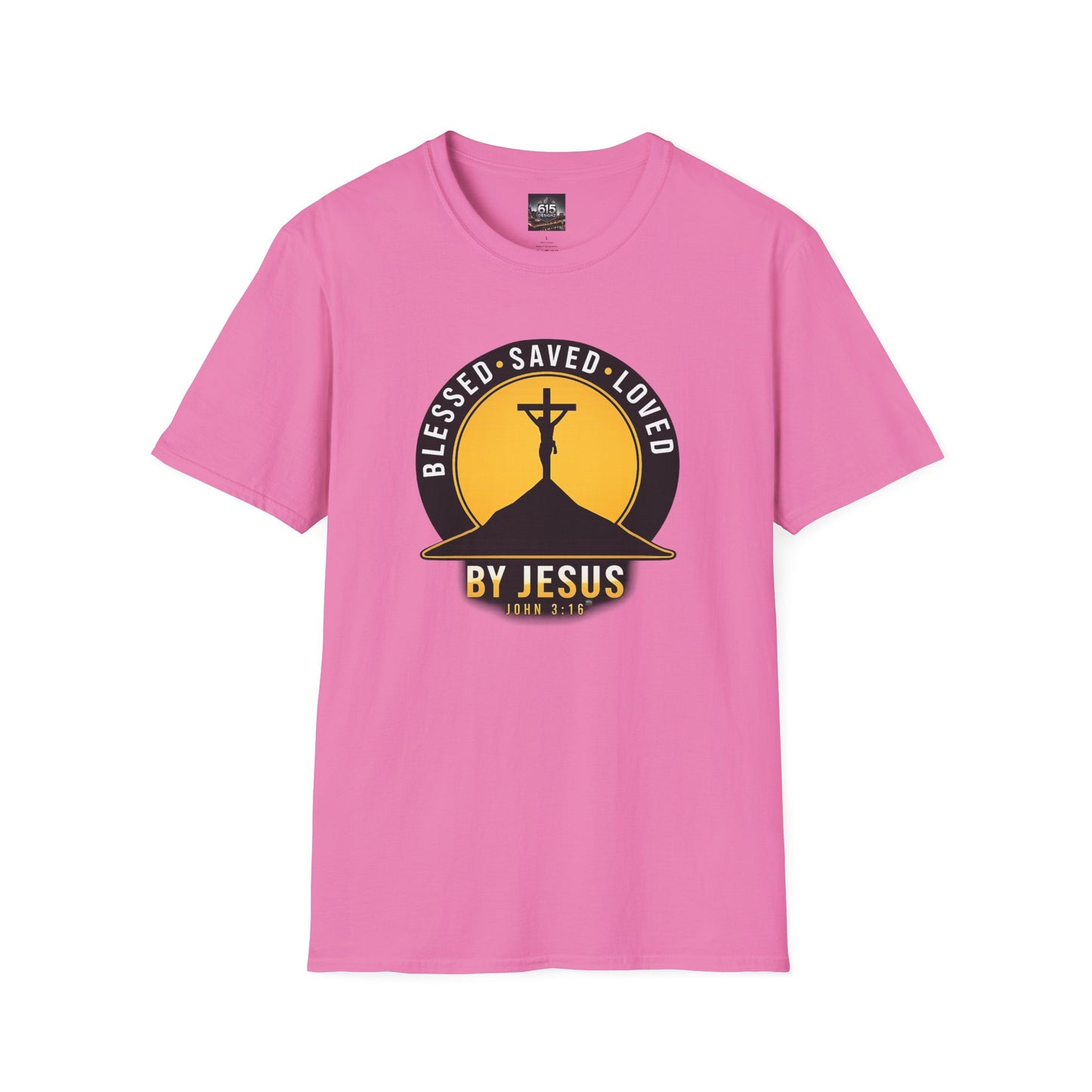 Blessed • Saved • Loved by Jesus T-Shirt — Christian Faith Tee