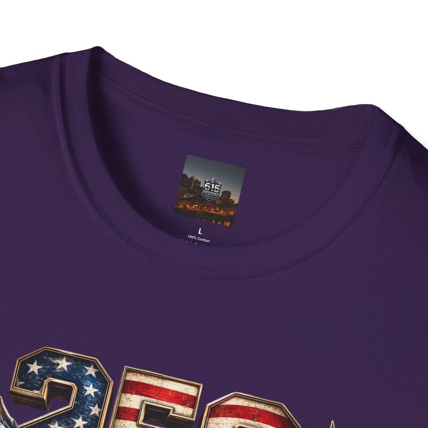 #250 250 Years of Freedom Eagle Patriotic American Flag Anniversary (1776–2026) T-Shirt
