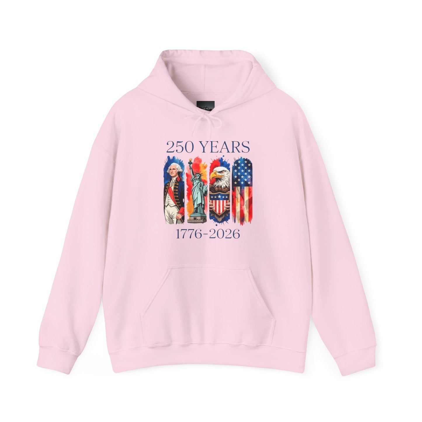 #250 250 Years American History Celebration 1776–2026 Patriotic Hoodie