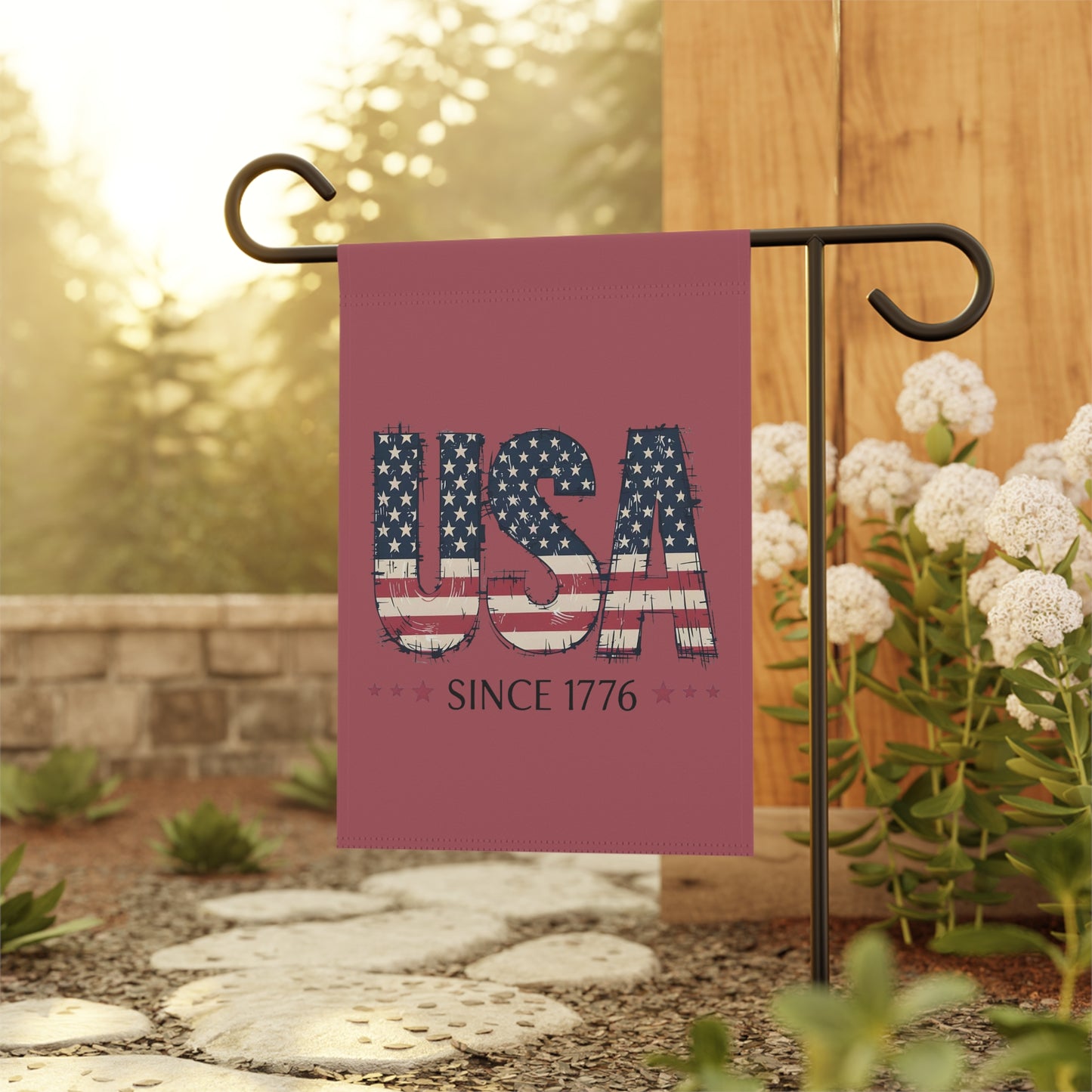 #250 USA Flag "USA Since 1776" Patriotic Garden Flag — House Banner