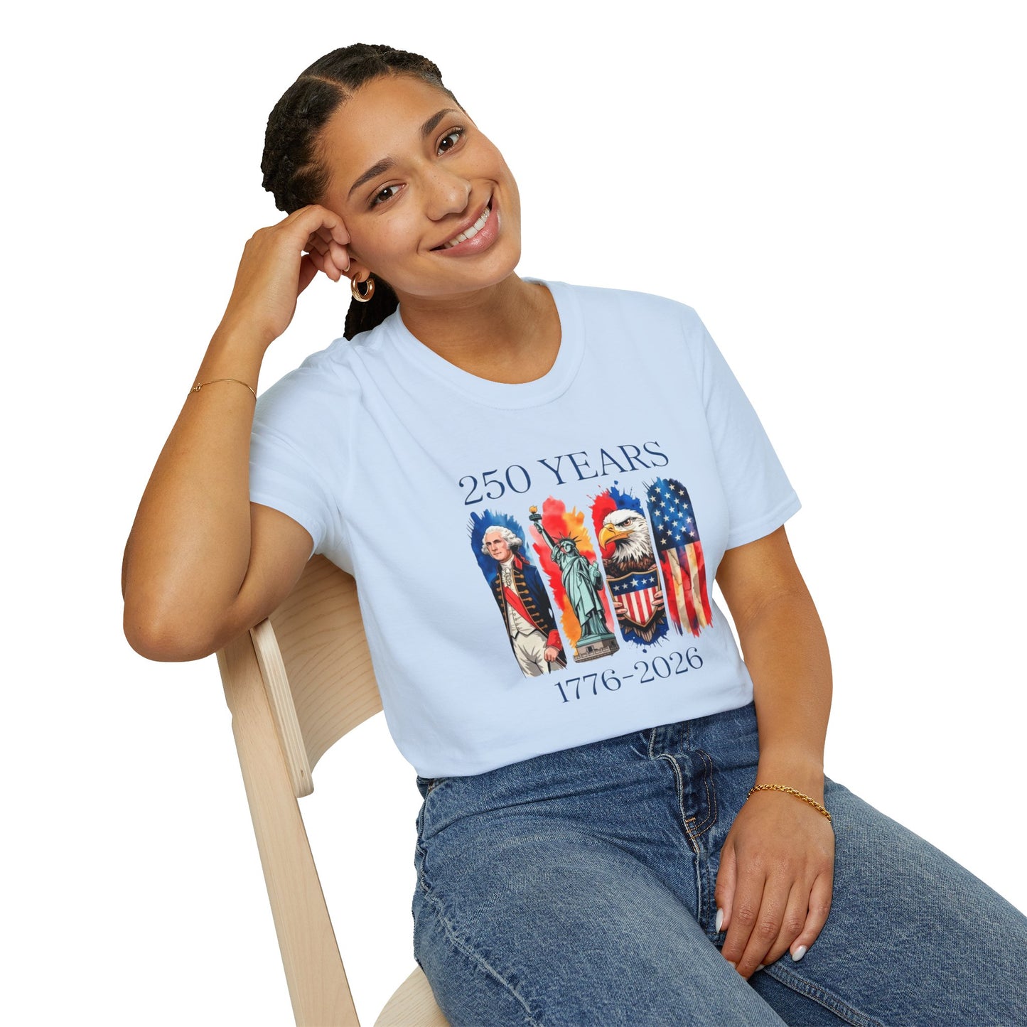 #250 250 Years American History Celebration 1776–2026 Patriotic T-Shirt