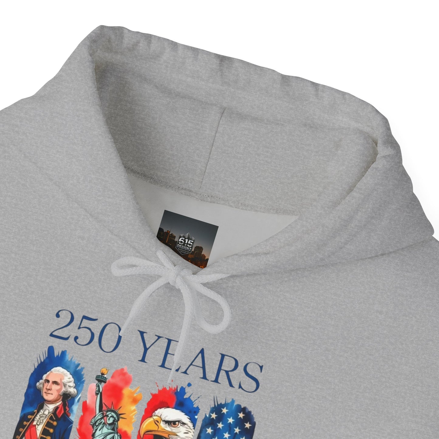 #250 250 Years American History Celebration 1776–2026 Patriotic Hoodie