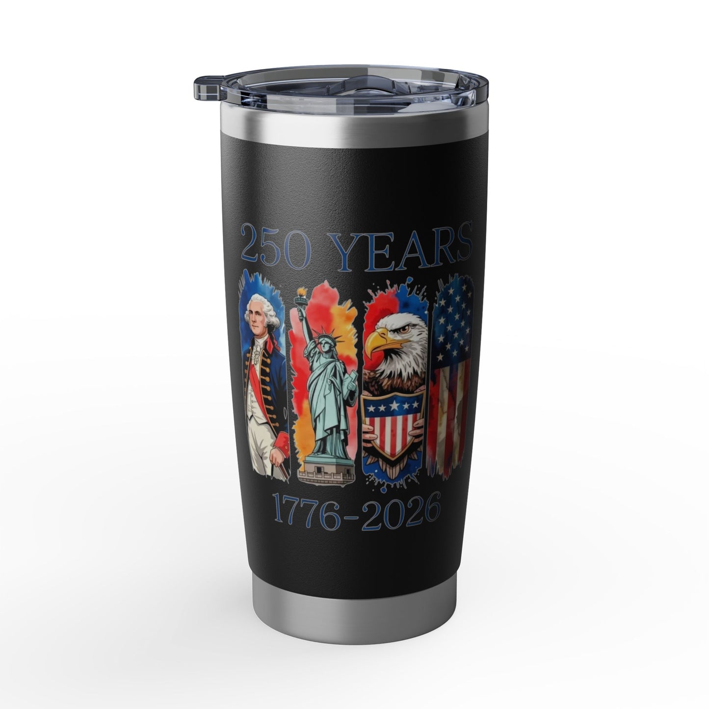 #250 250 Years American History Celebration 1776–2026 Patriotic Vagabond 20oz Tumbler Stainless Travel Cup