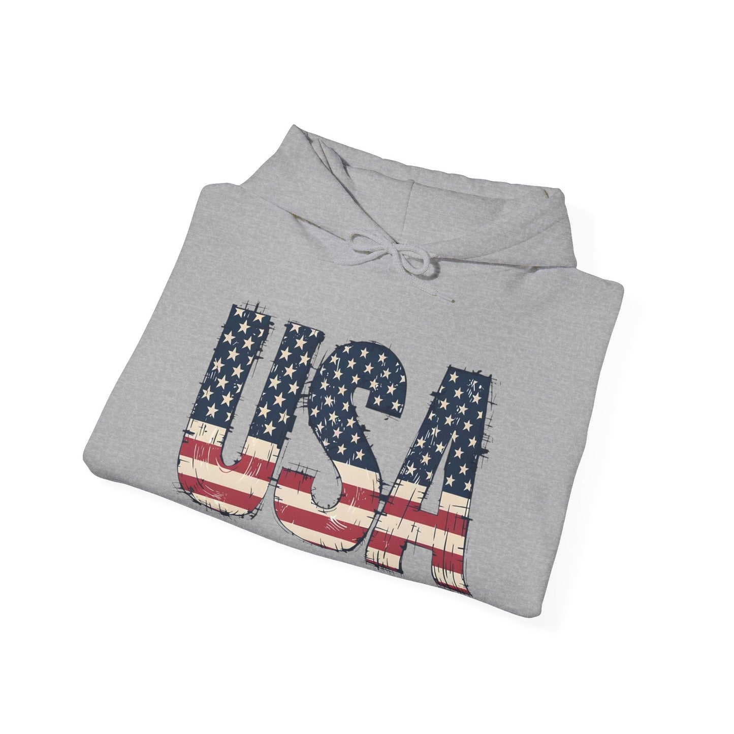 #250 USA Flag "USA Since 1776" Patriotic Hoodie