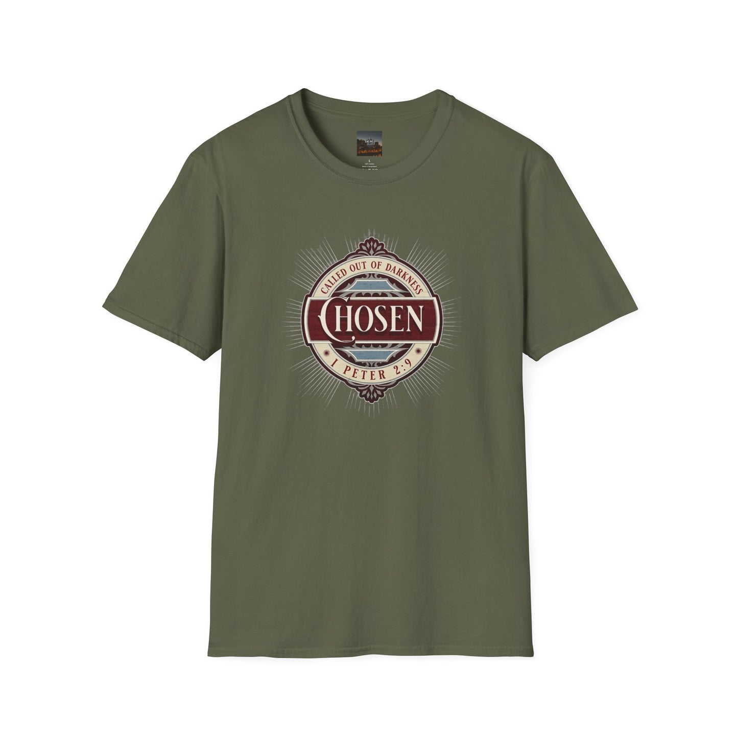 Chosen Graphic T-Shirt — "Called Out of Darkness" Faith Tee