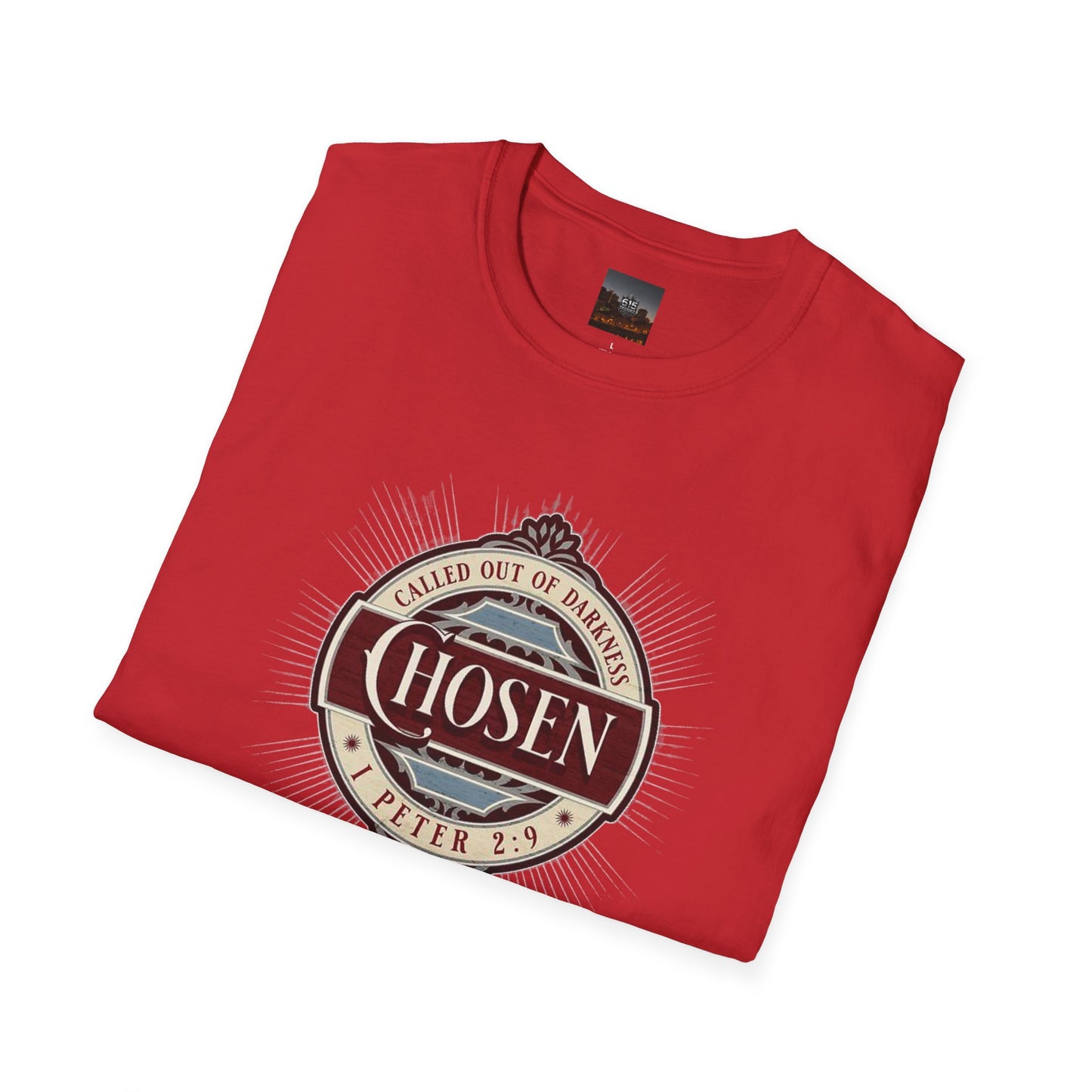 Chosen Graphic T-Shirt — "Called Out of Darkness" Faith Tee