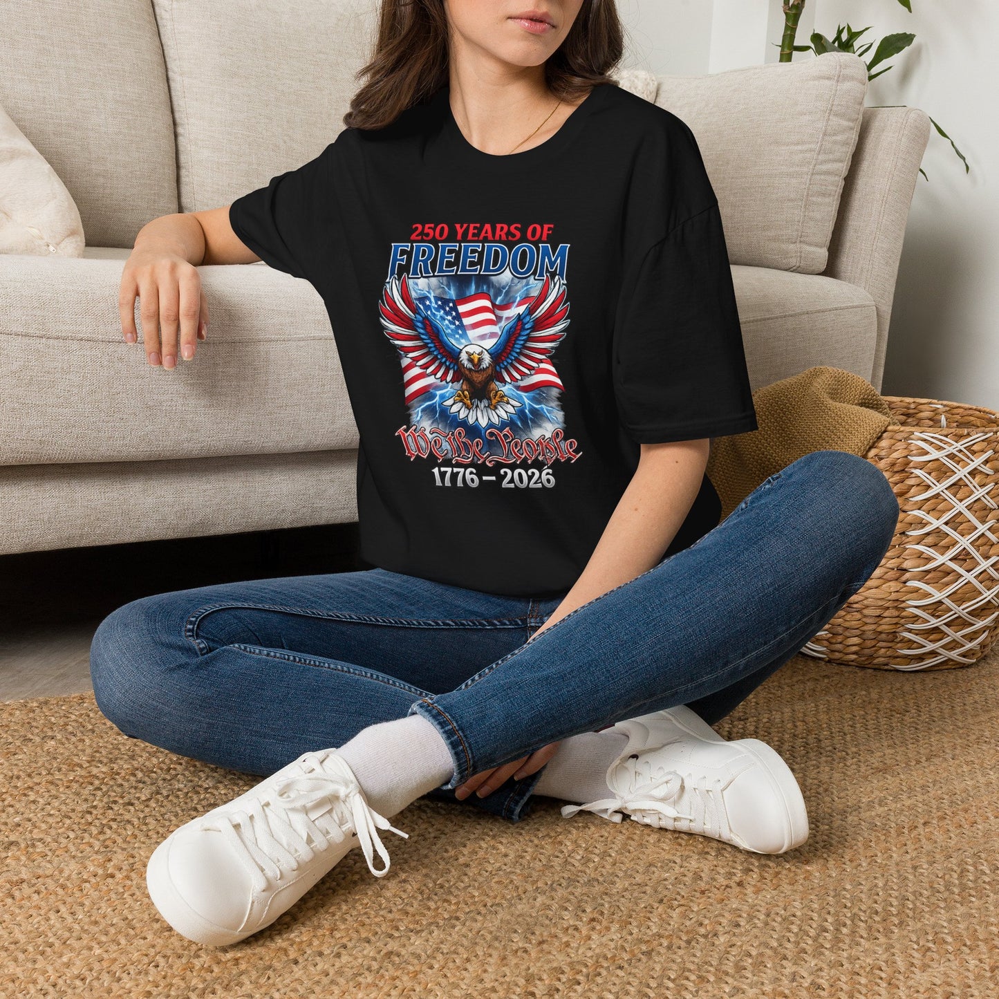 #250 250 Years of Freedom 1776–2026 Eagle T-Shirt